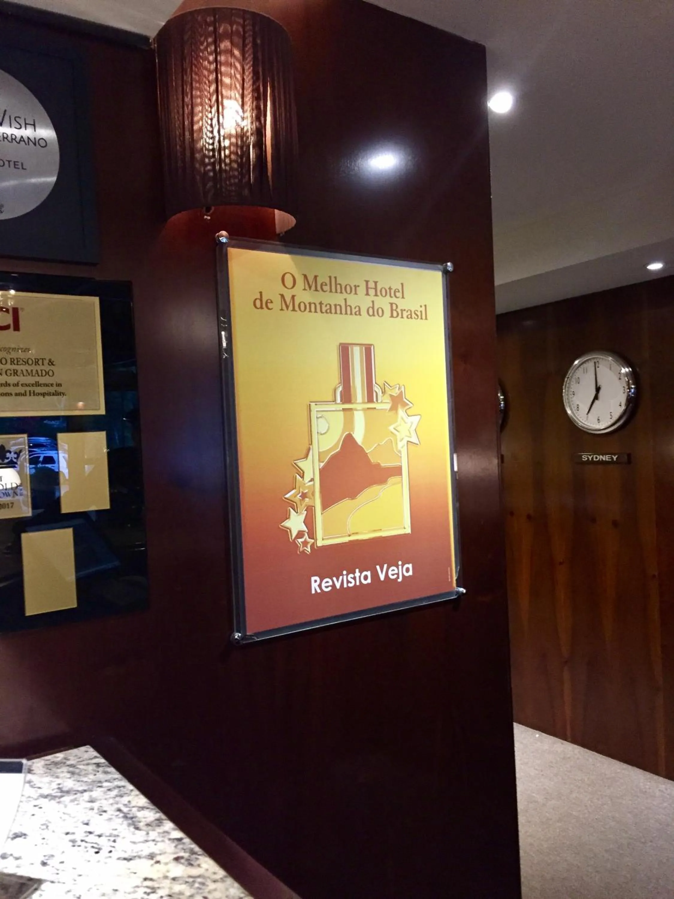 Certificate/Award in Flat Wish Serrano Hotel