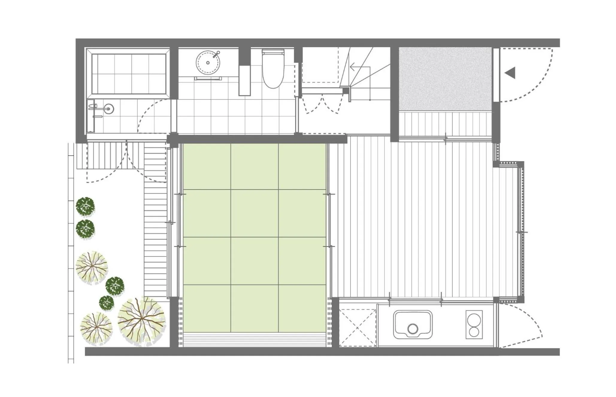 Floor plan in Reikaku Yasaka