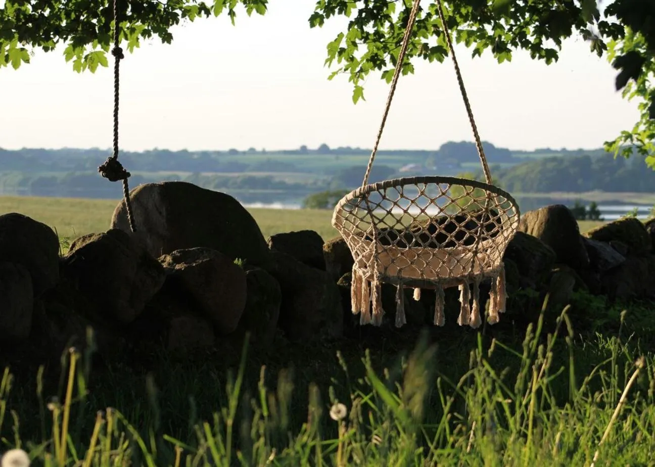 Garden view in Hørhaven B&B