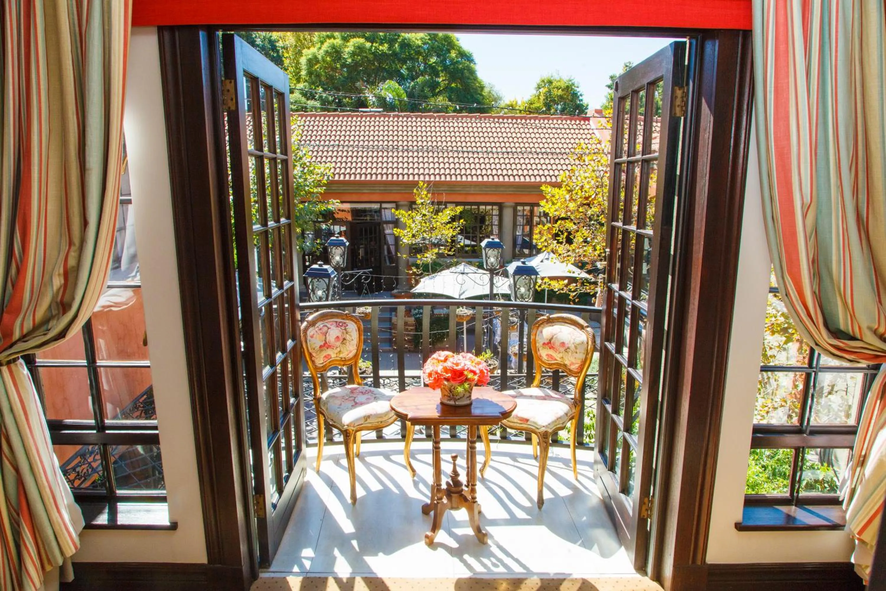 Patio in Ivory Manor Boutique Hotel