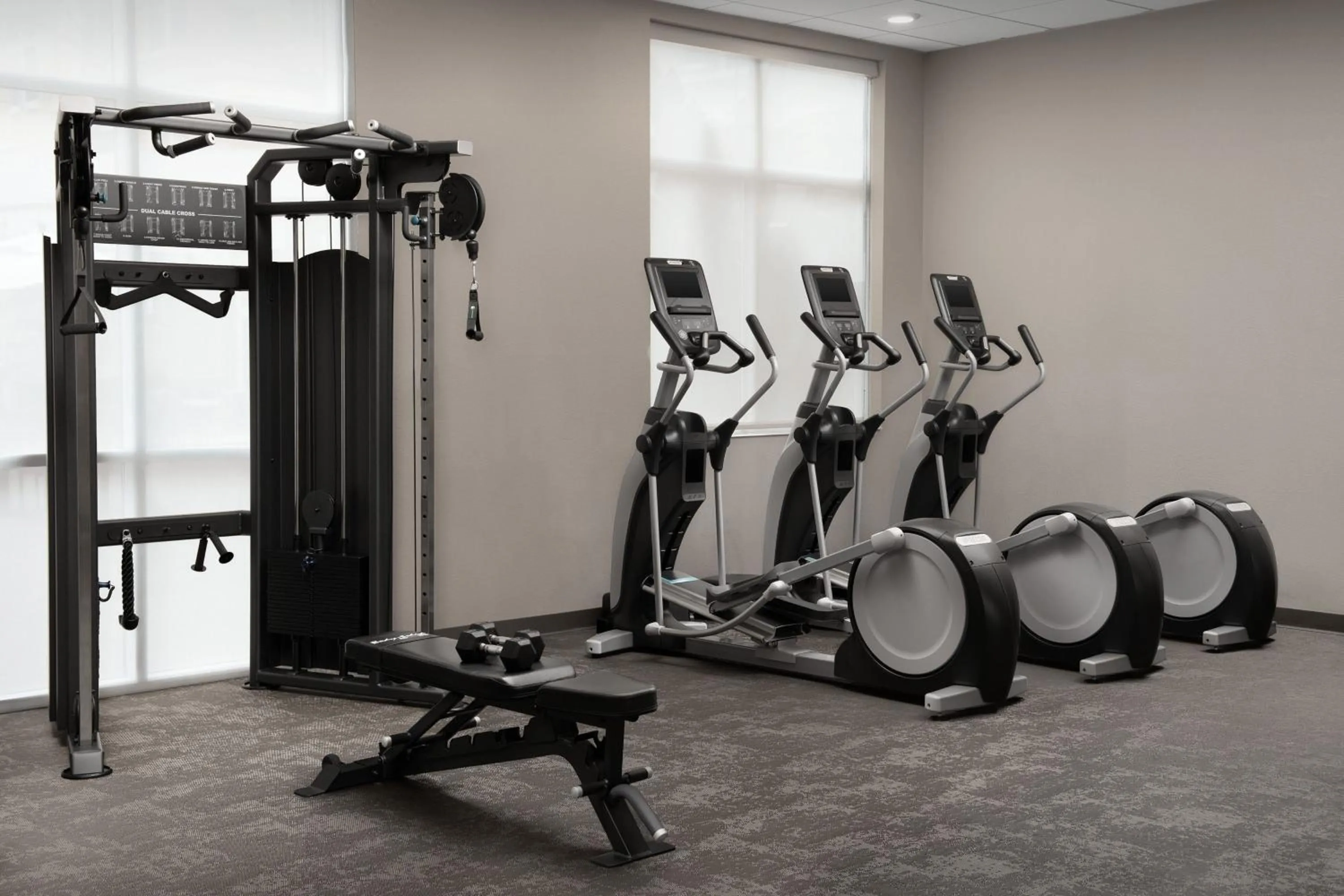 Fitness centre/facilities in Residence Inn by Marriott Anaheim Resort Area/Garden Grove