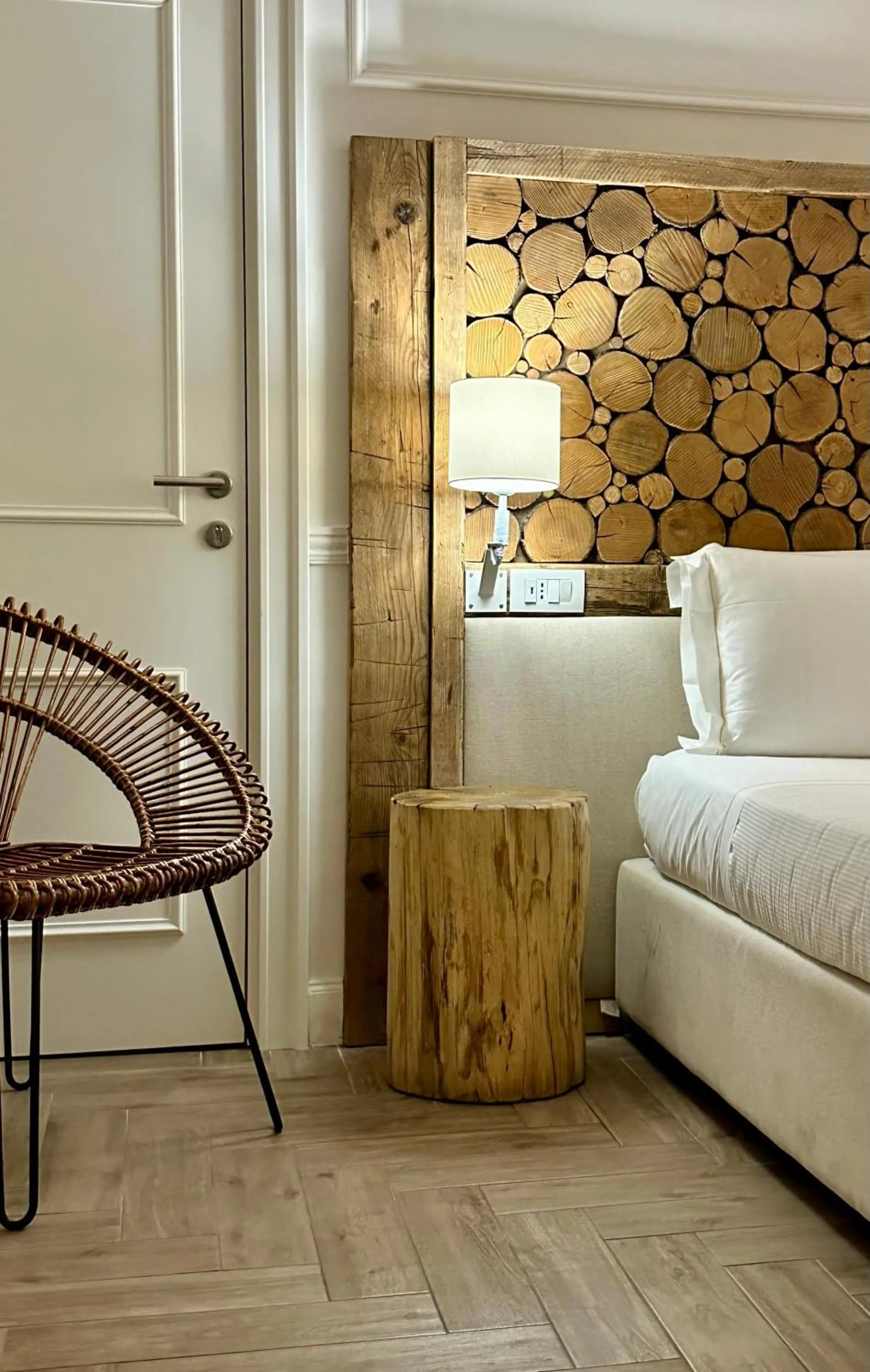 Decorative detail, Bed in Eco Urban B&B