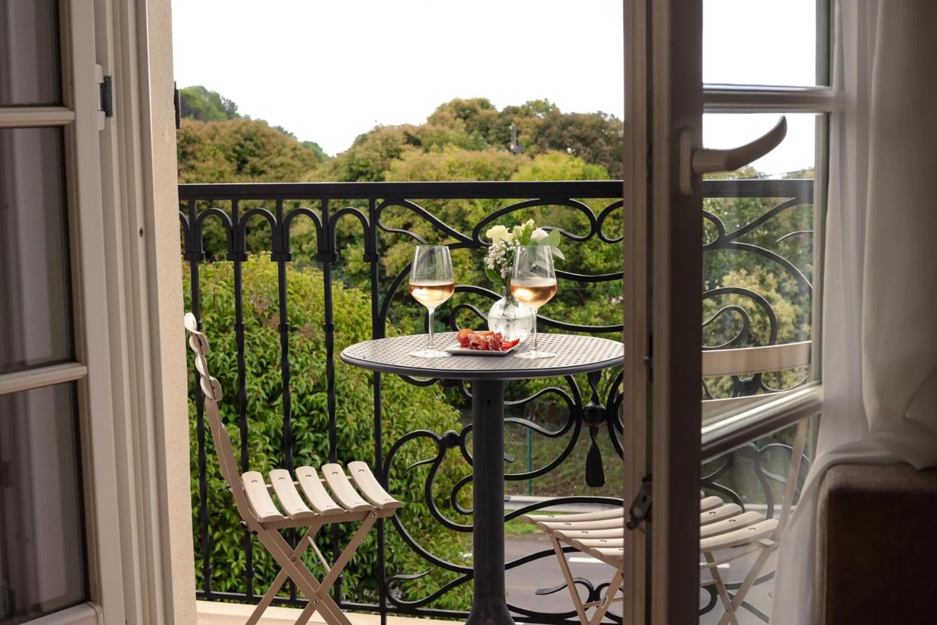 Balcony/Terrace in Hôtel Eze Hermitage