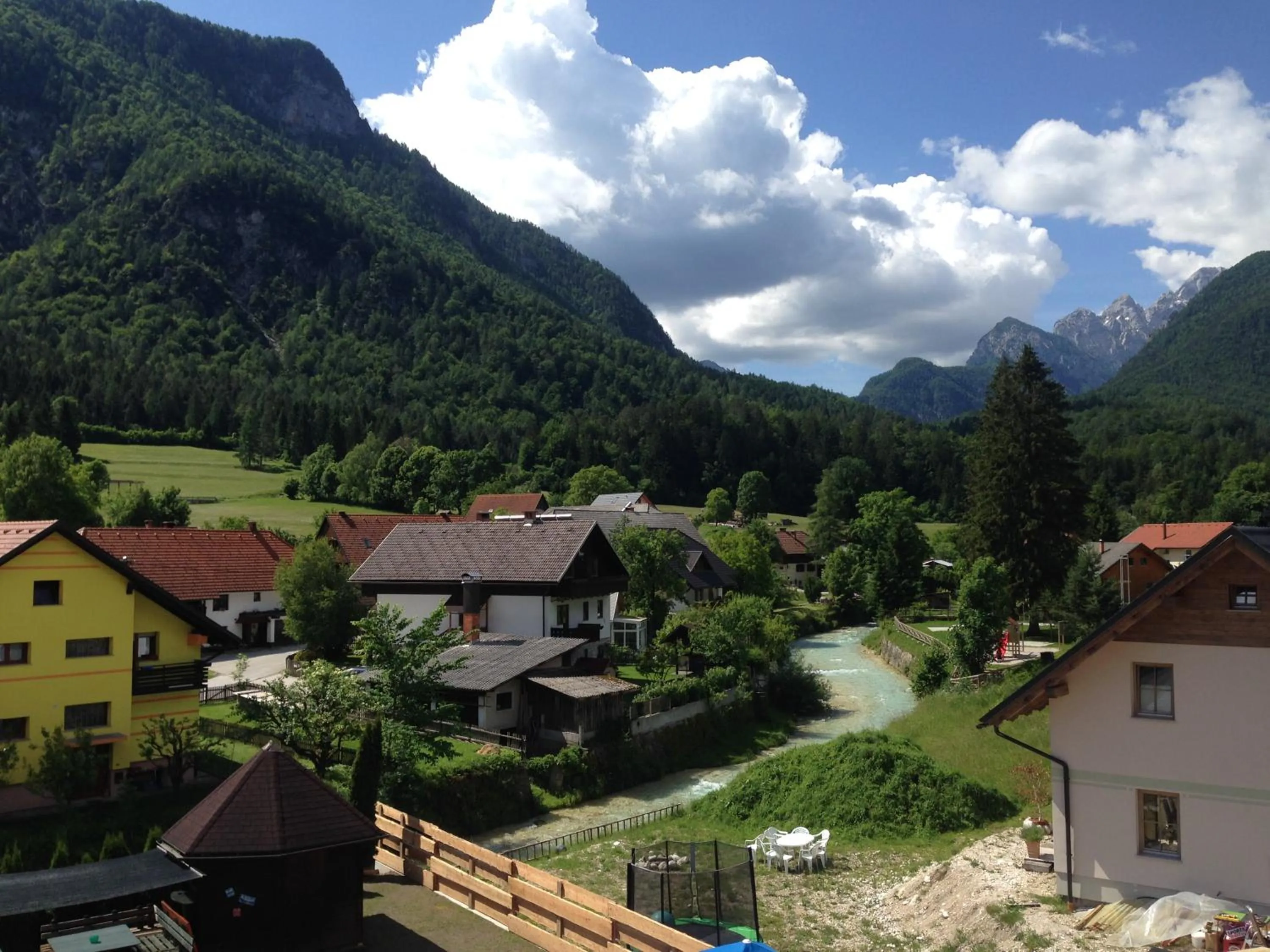 Balcony/Terrace in Aparthotel Pr' Jakapč'