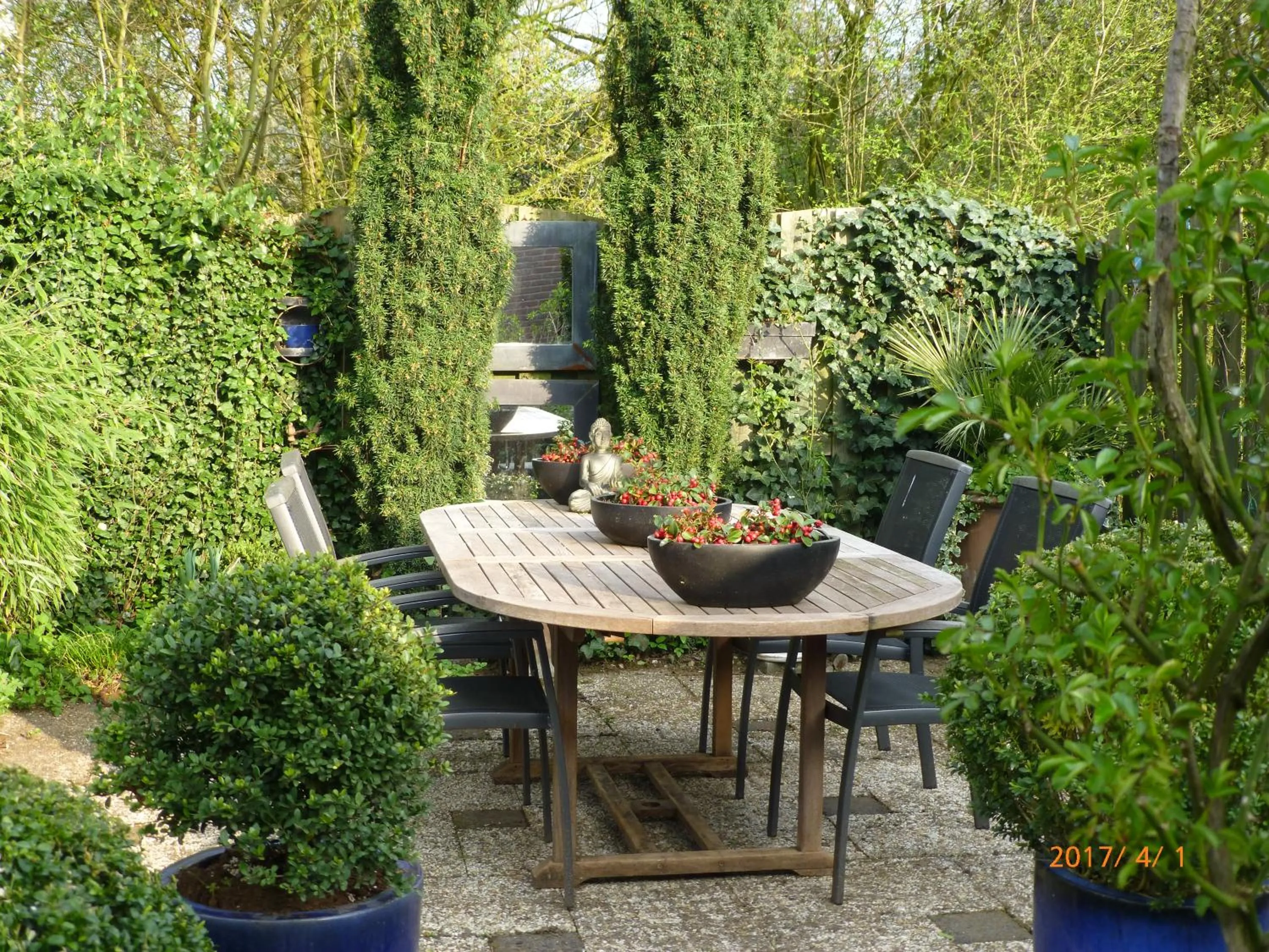 Garden view in Wiersse 68