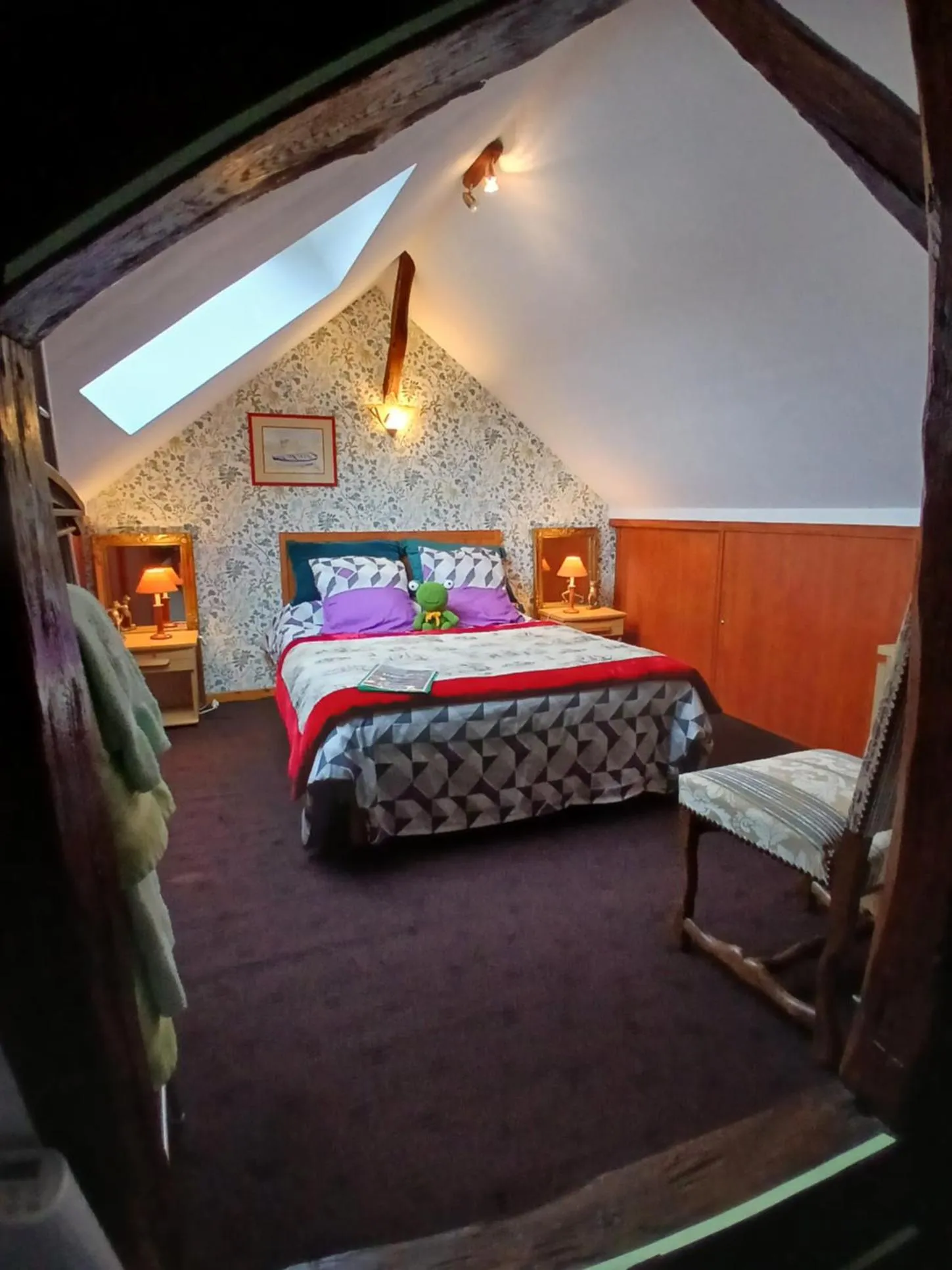 Bed in La CRAPOUNETTE