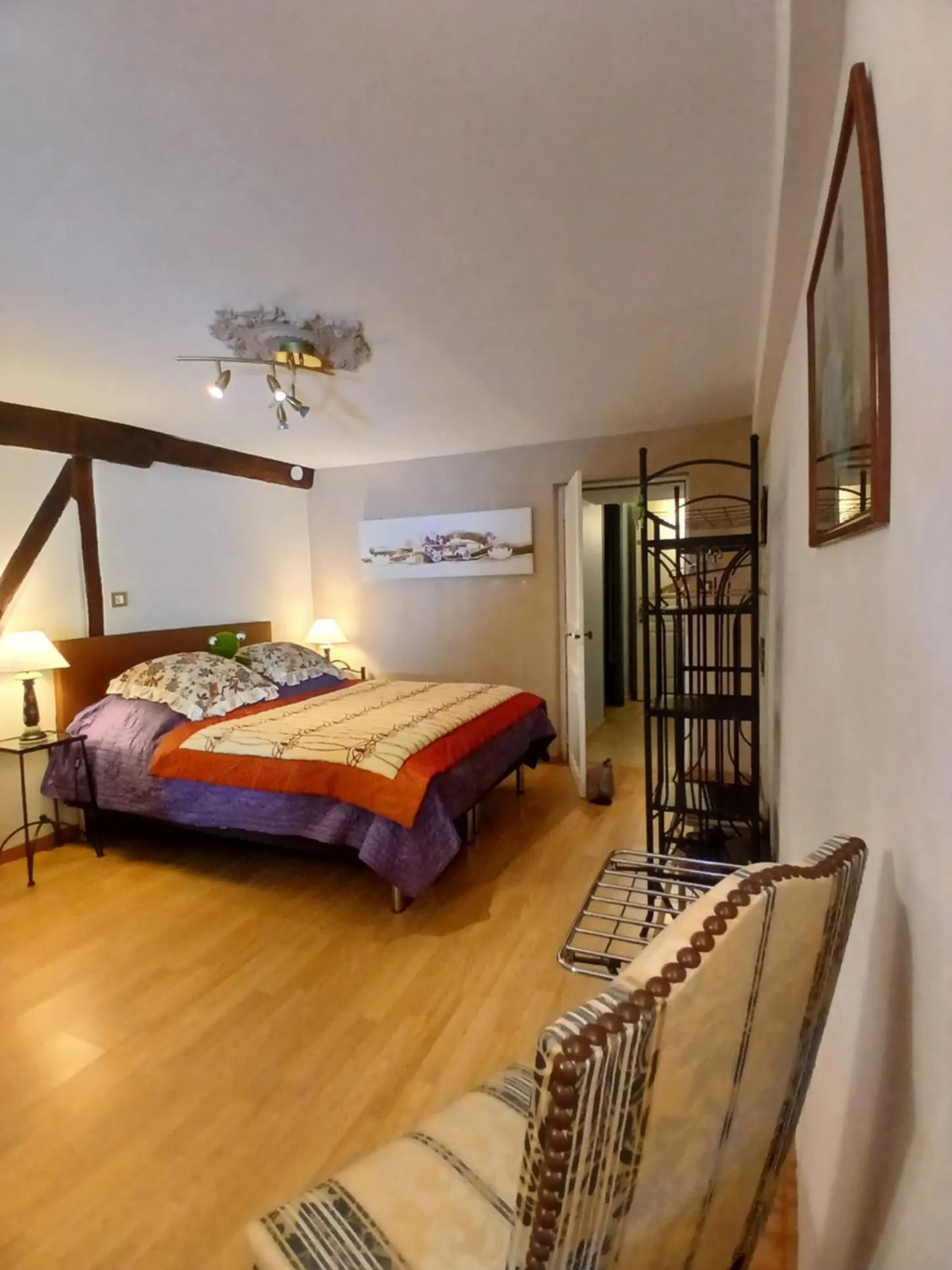 Bed in La CRAPOUNETTE