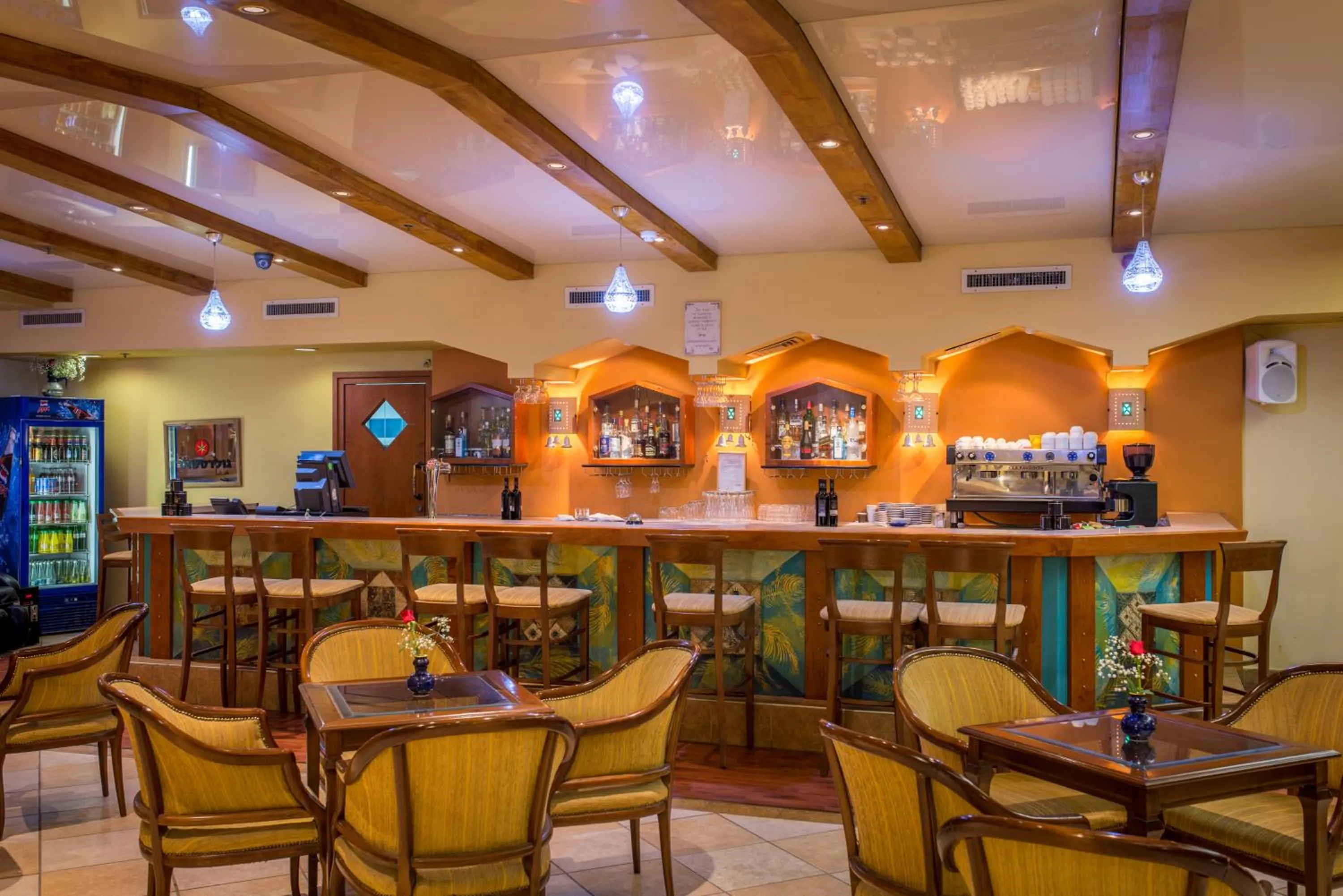 Lounge or bar in Mary’s Well Nazareth By Dan Hotels