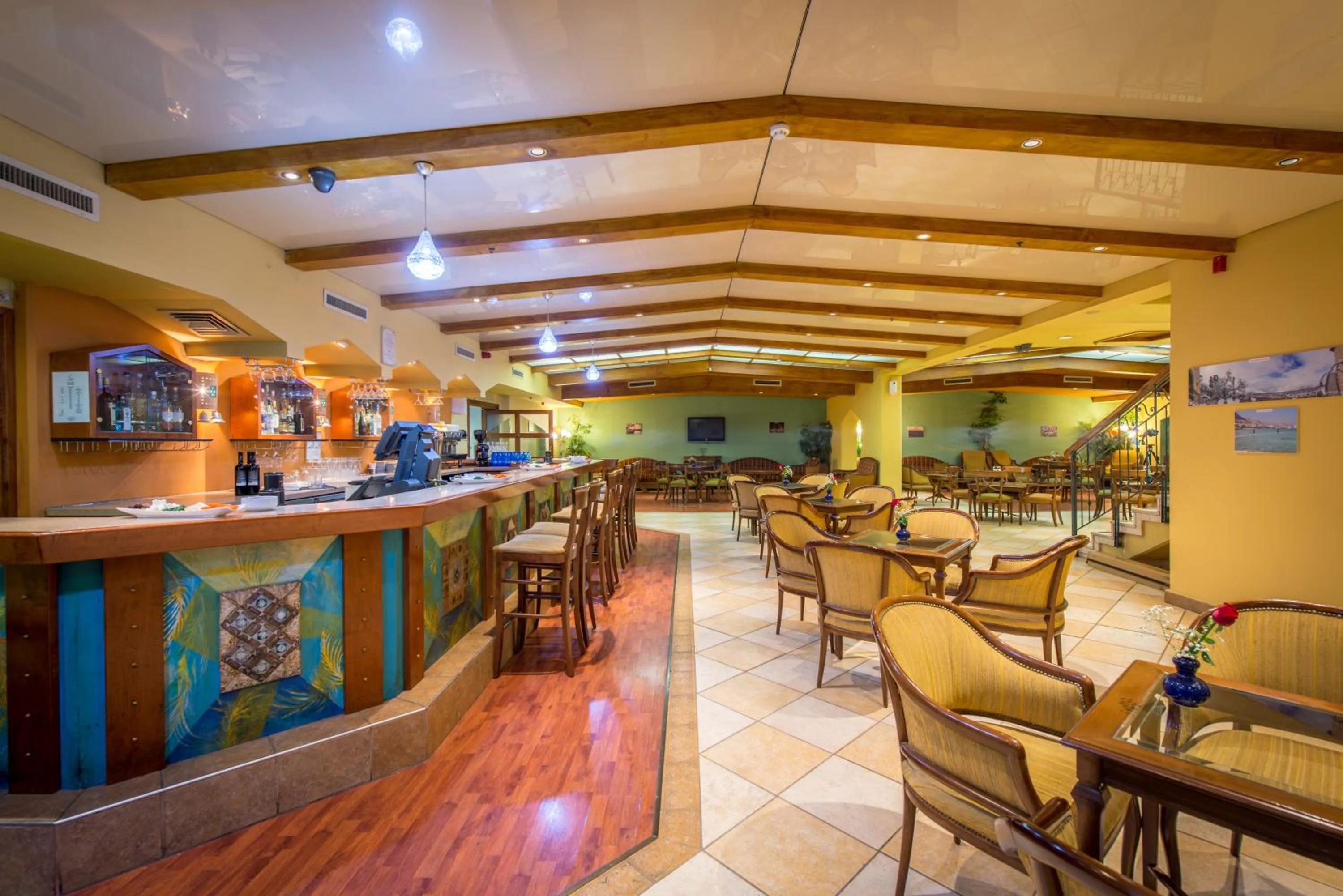 Lounge or bar in Mary’s Well Nazareth By Dan Hotels