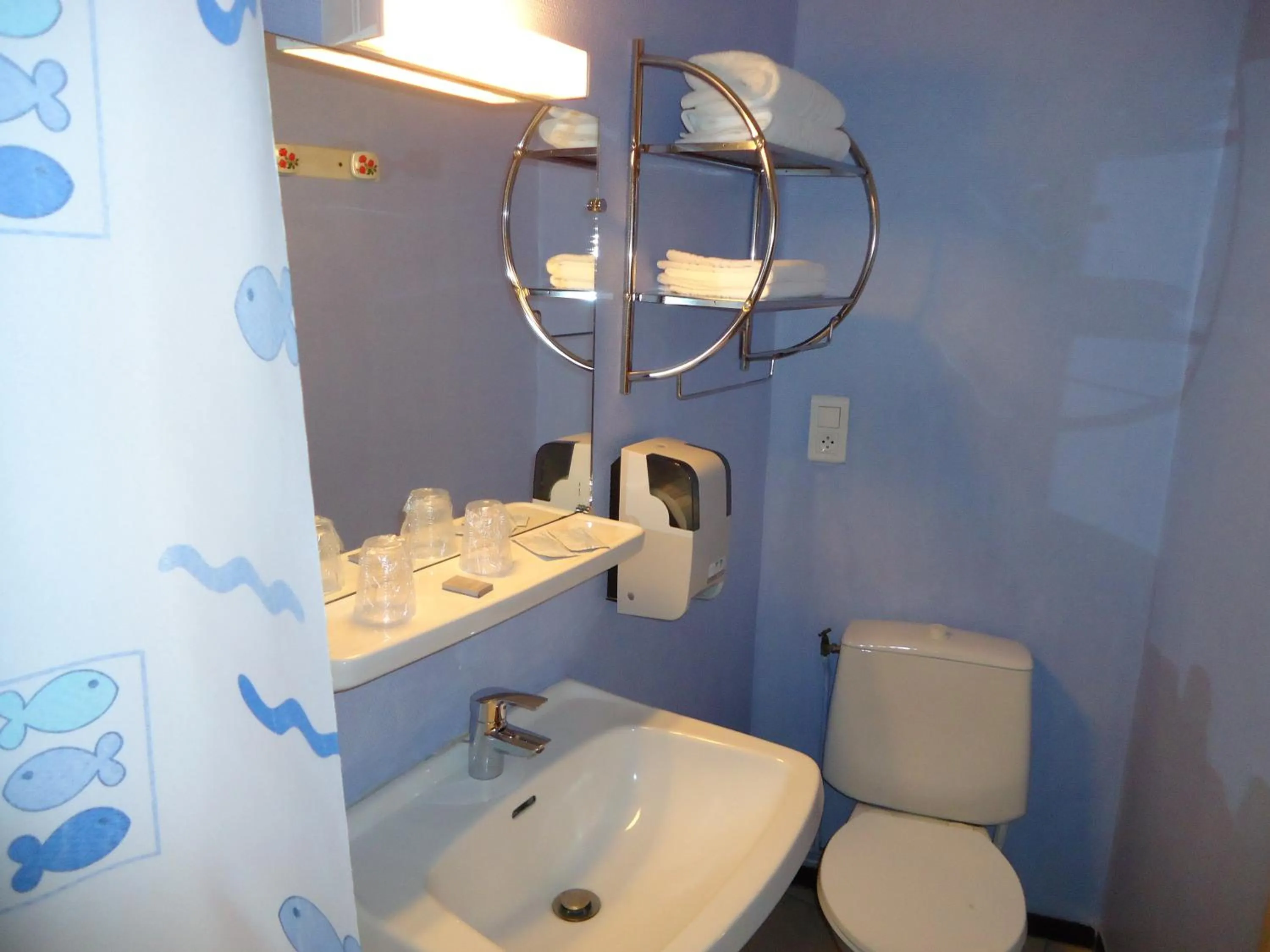 Bathroom in Hotel des Voyageurs