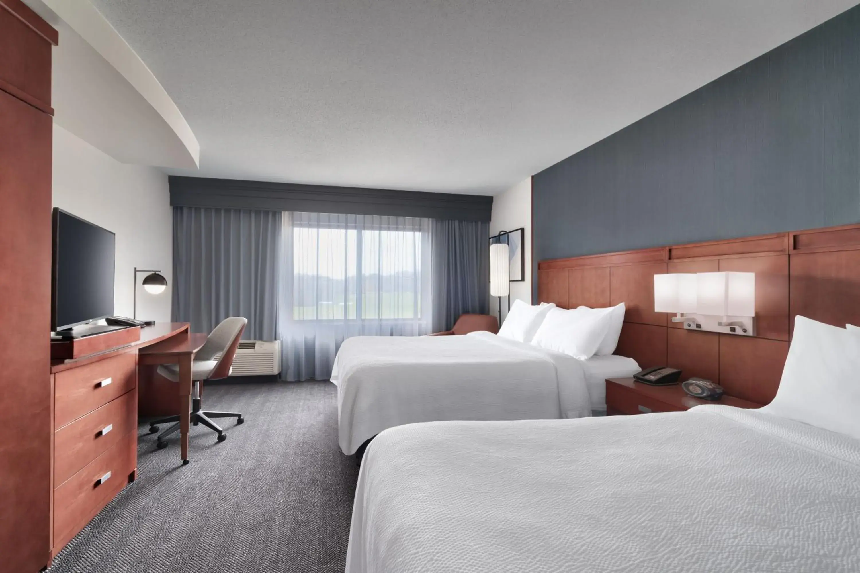 Queen Room with Two Queen Beds in Courtyard by Marriott Johnson City Queen Room with Two Queen Beds in Courtyard by Marriott Johnson City