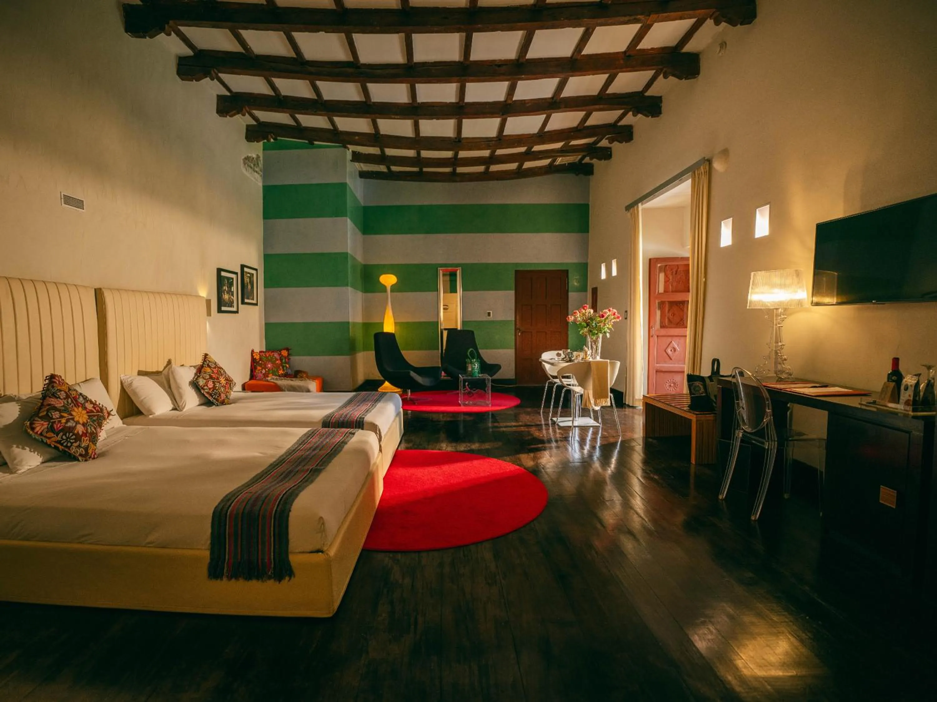 Bed in Casa Cartagena Boutique Hotel & Spa