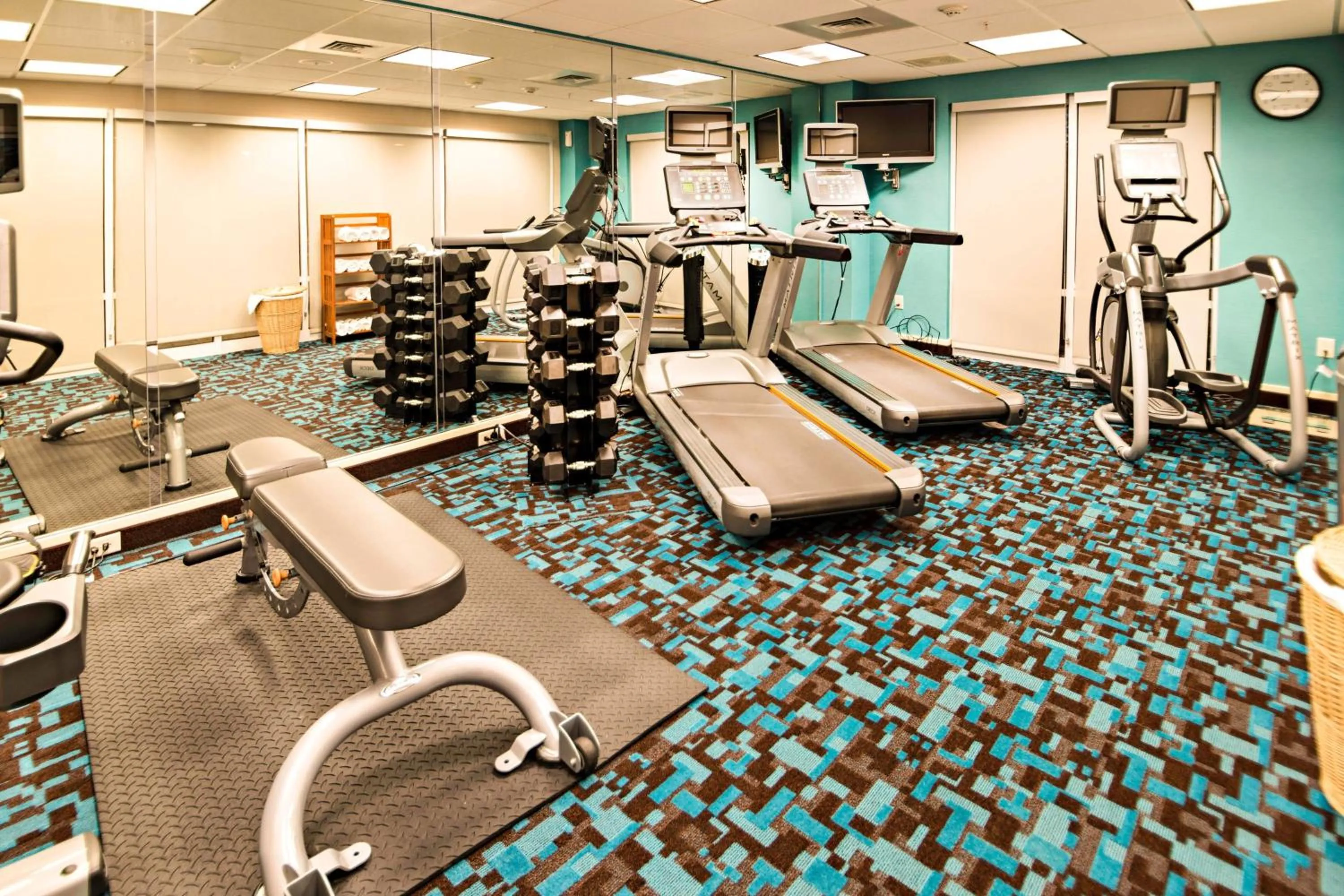 Fitness centre/facilities in Fairfield Inn & Suites Burley