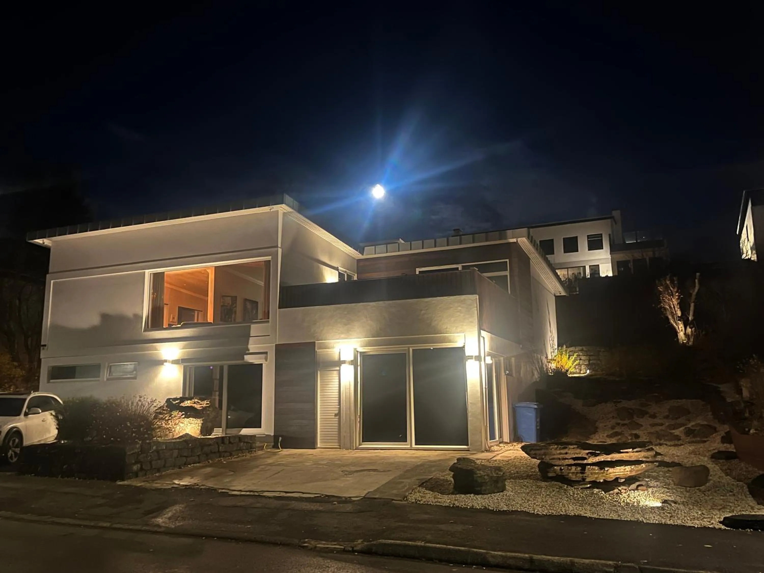 Property building in ICELAND SJF Villa, Hot tub & Outdoor Sauna Amazing Mountains and City View Over Reykjavík