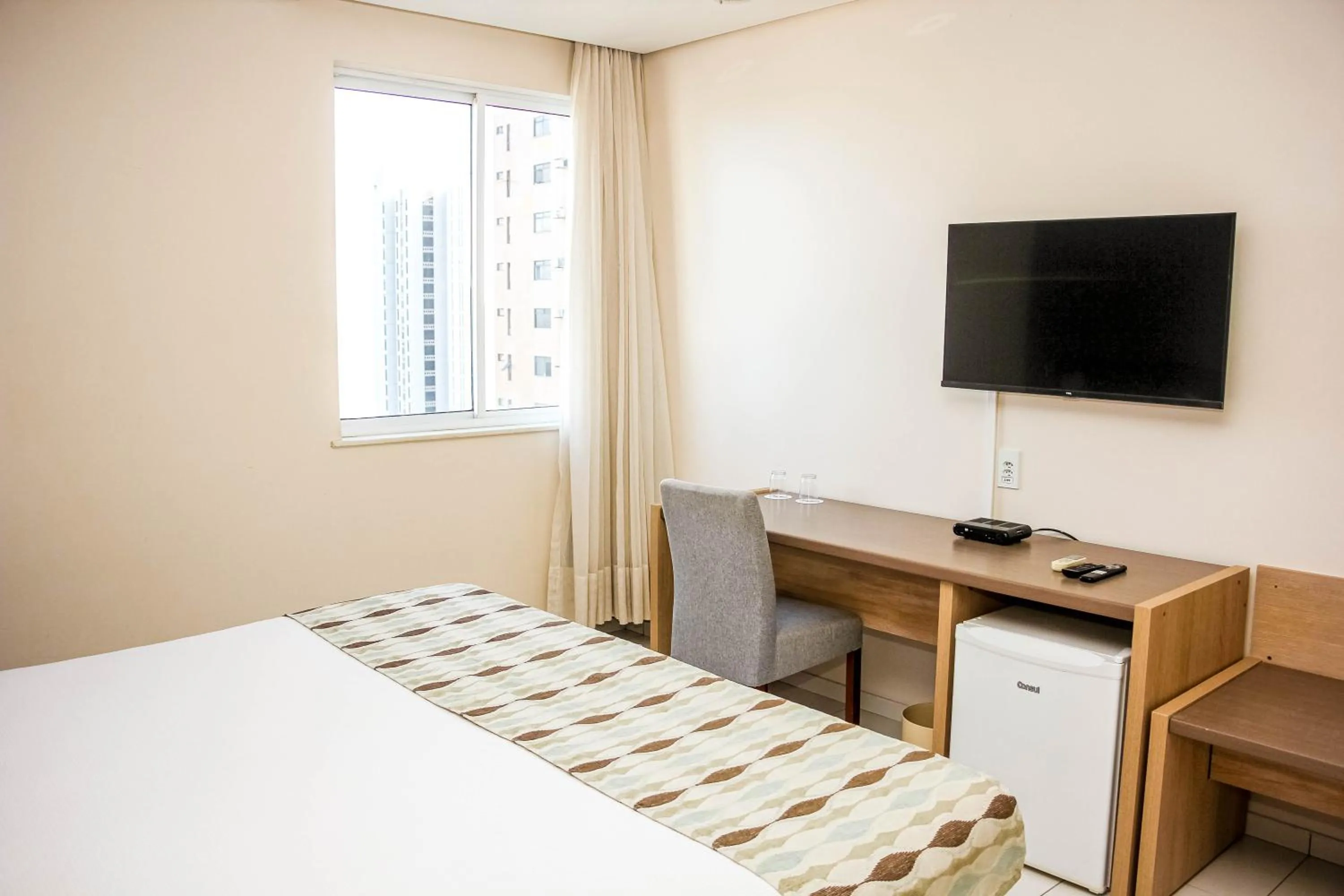 Bed in Stop Way Hotel São Luís