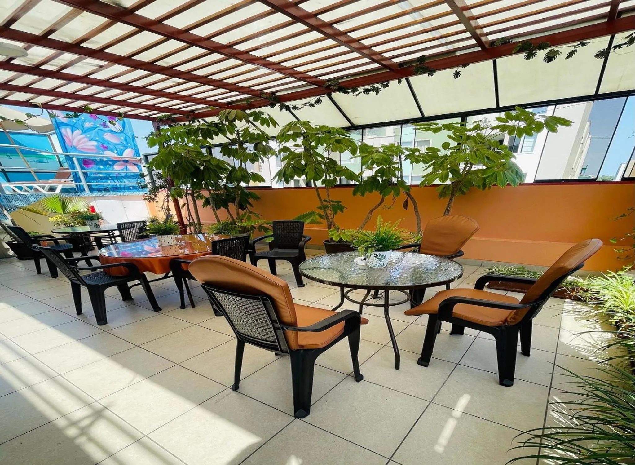 Swimming pool in Casa Fanning Hotel