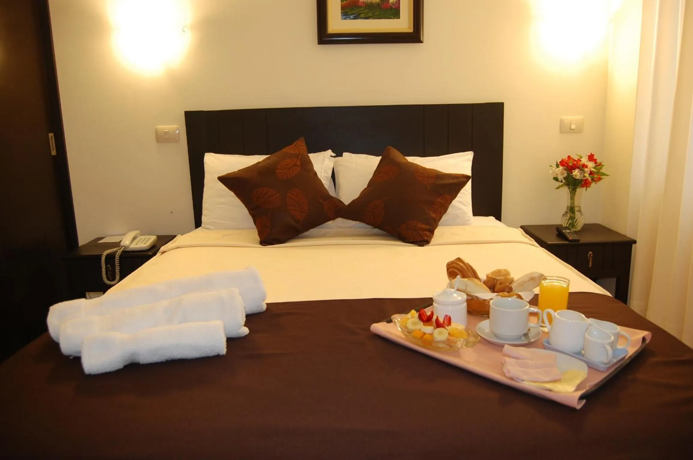 Bed in Casa Fanning Hotel