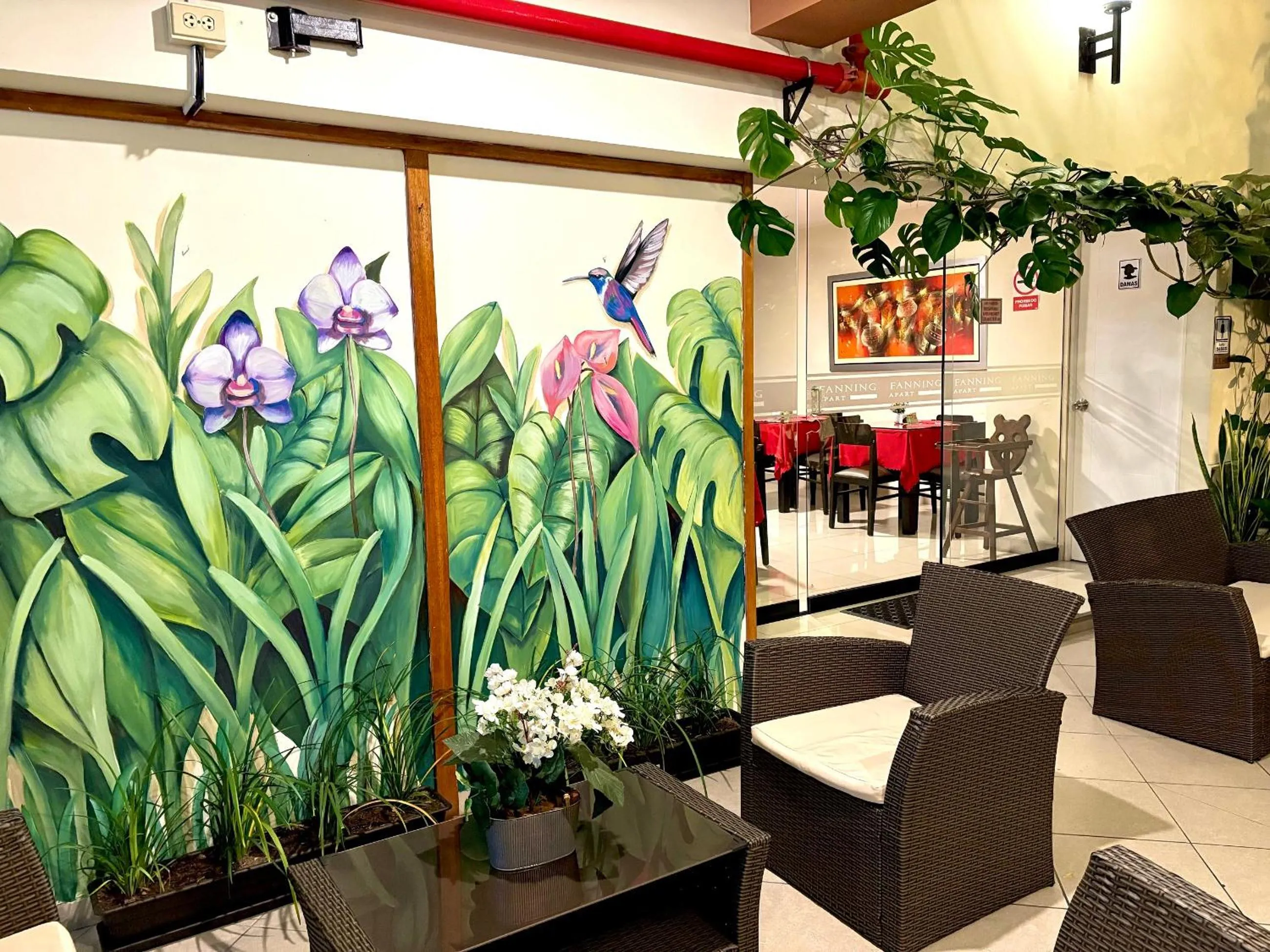 Patio in Casa Fanning Hotel