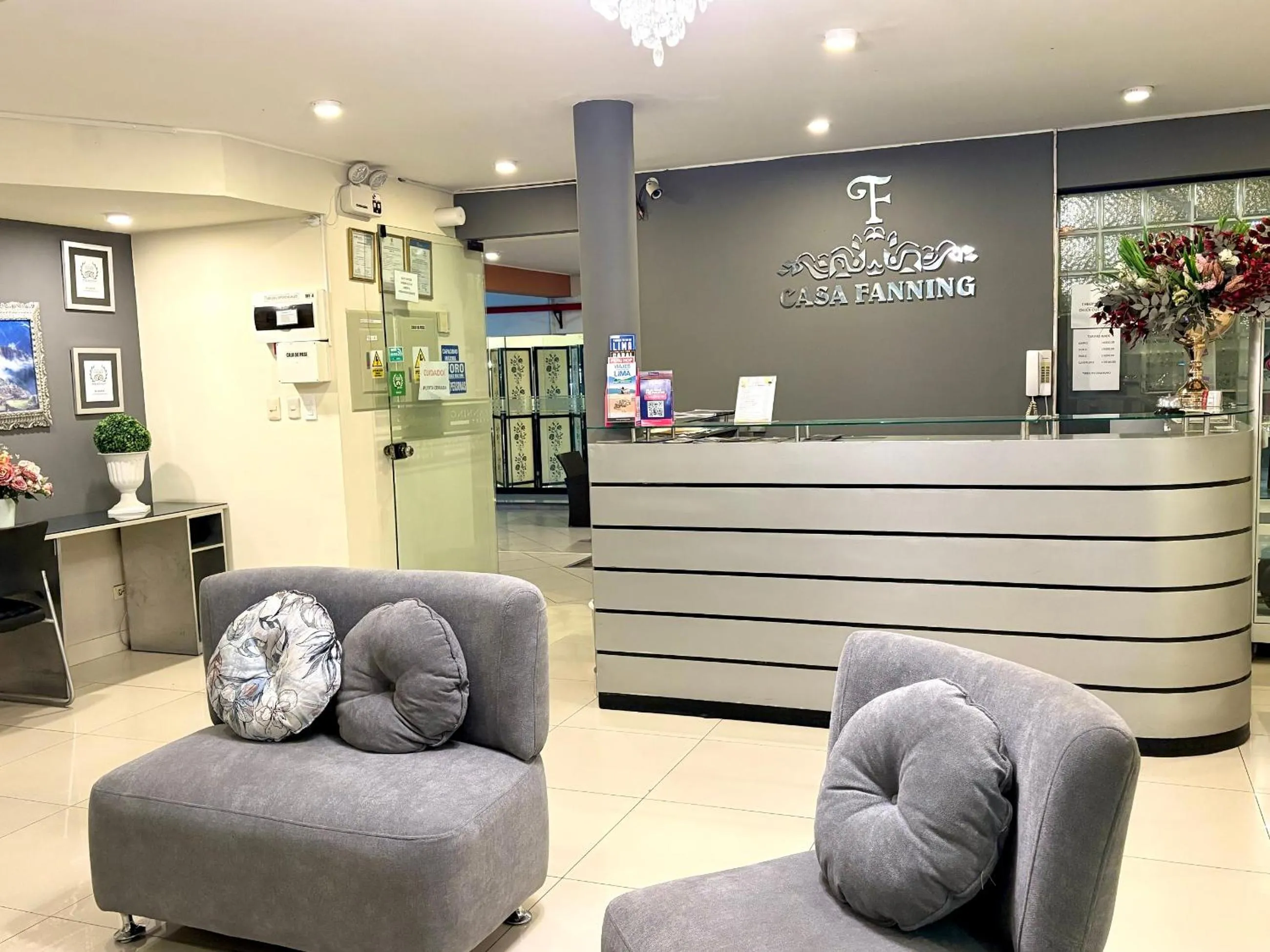 Lobby or reception in Casa Fanning Hotel