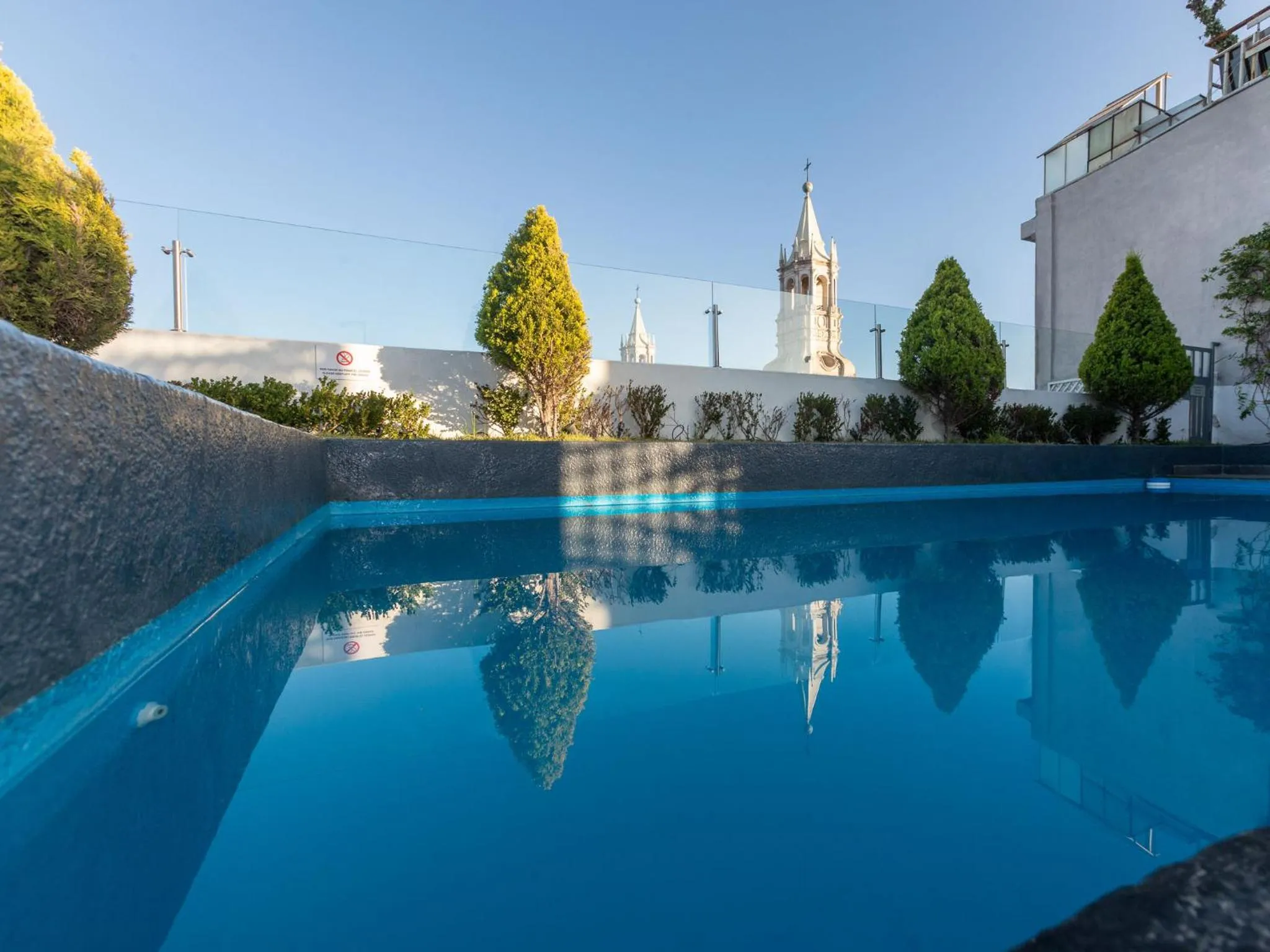 Swimming pool in Casa Andina Select Arequipa Plaza
