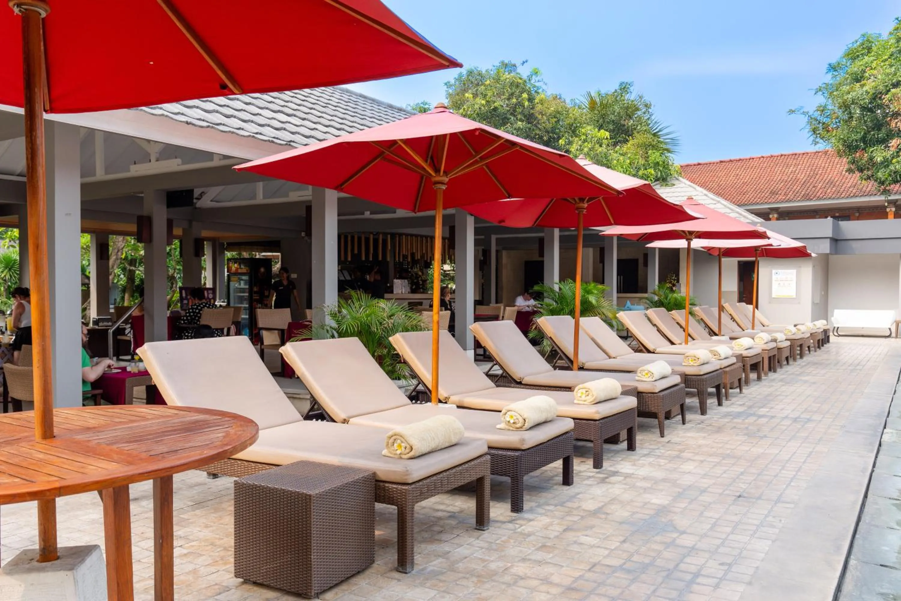 Balcony/Terrace in Dewi Sri Hotel