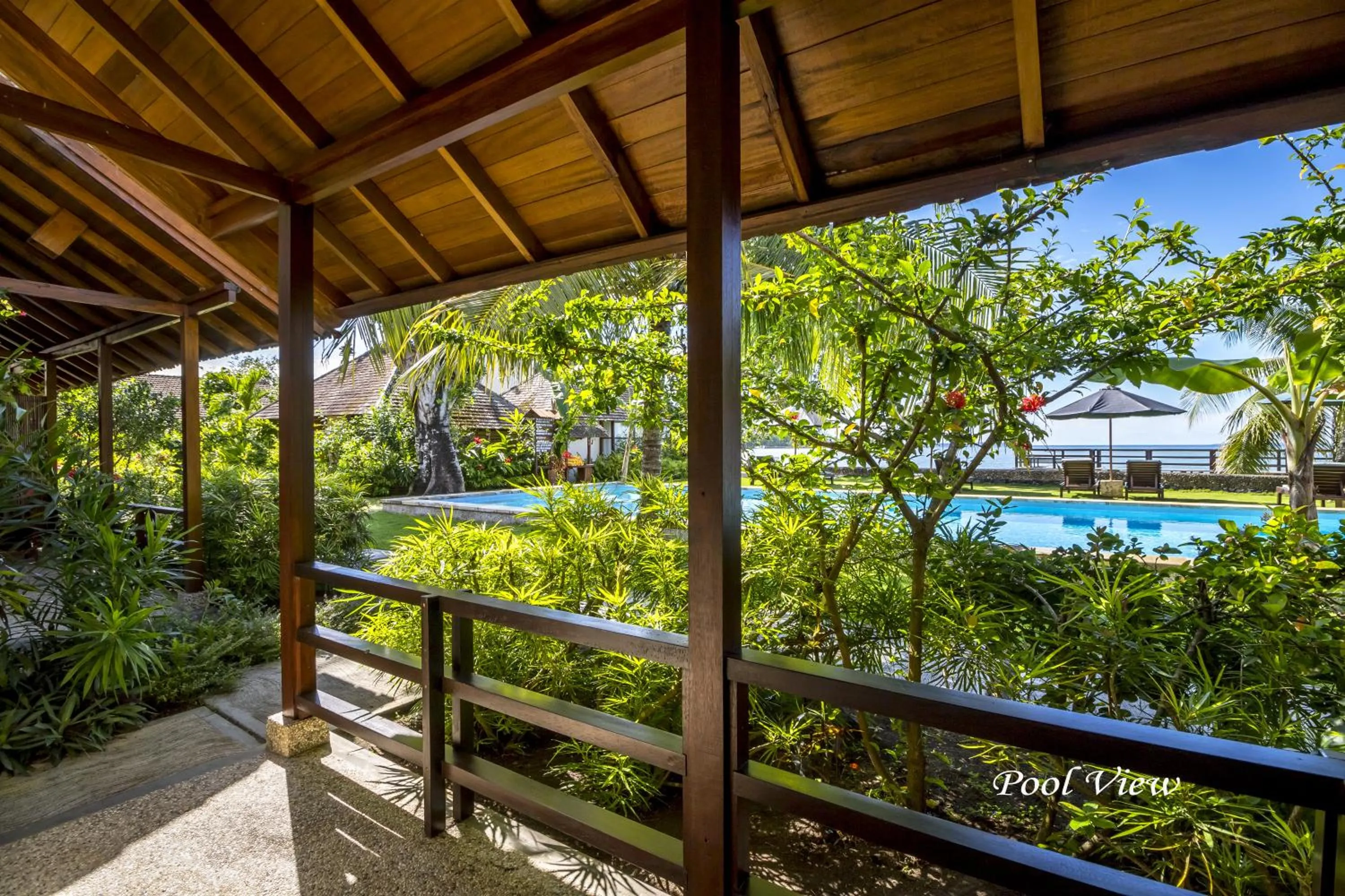 Pool view in Cocotinos Manado