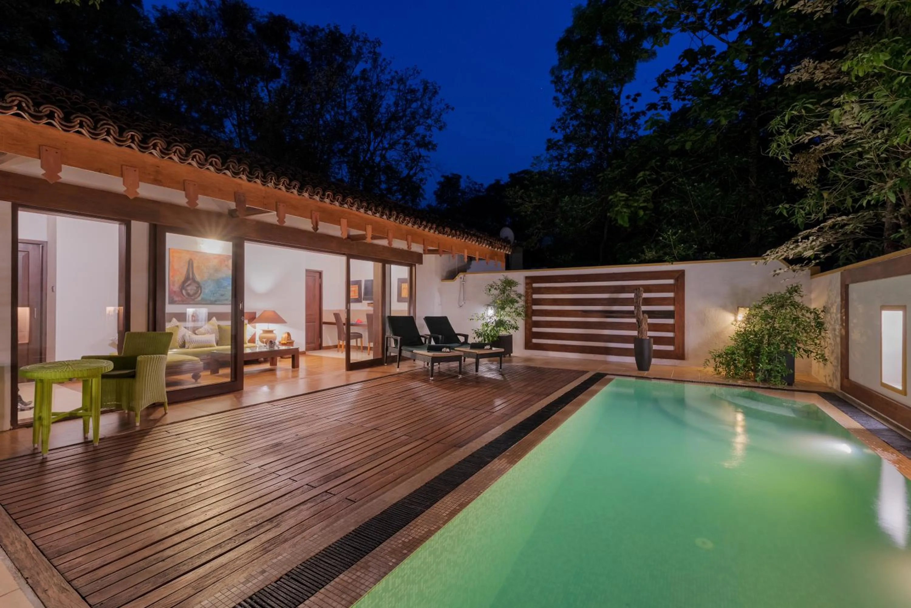 Patio in Amaya Lake Dambulla