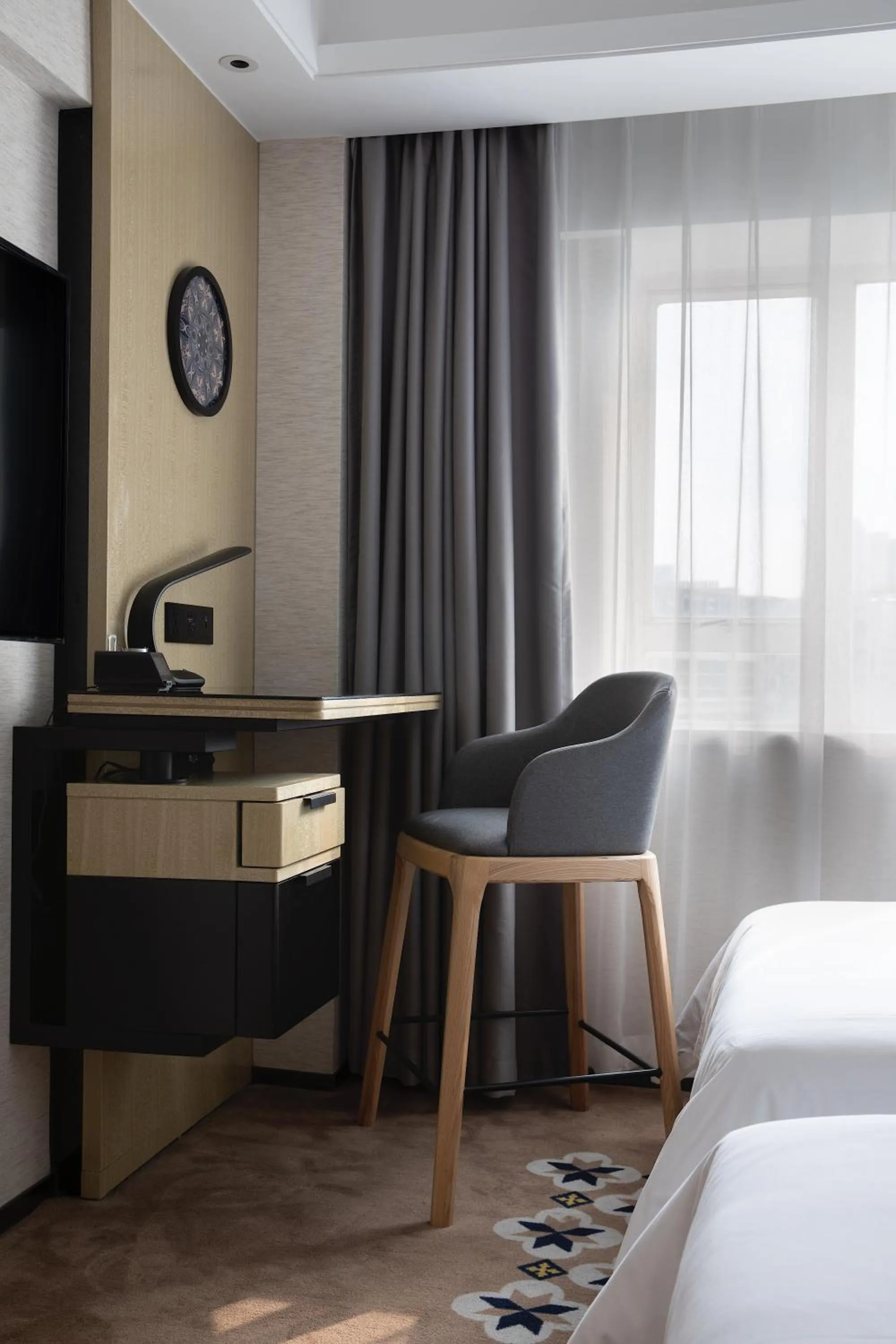 Seating area, Bed in Paco Hotel Guangzhou Jiangtai Road Metro Branch