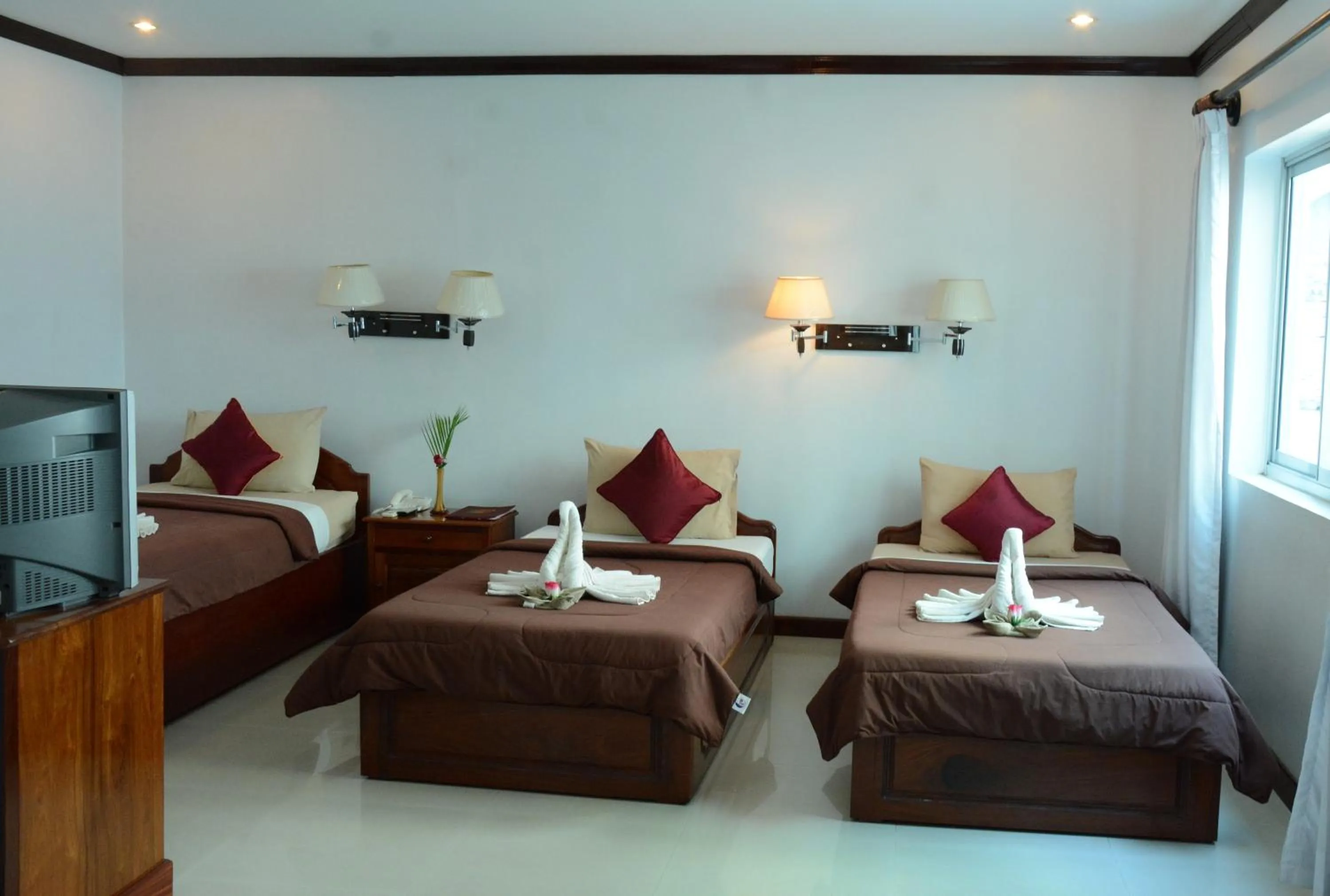 View (from property/room), Bed in Mom's Guesthouse