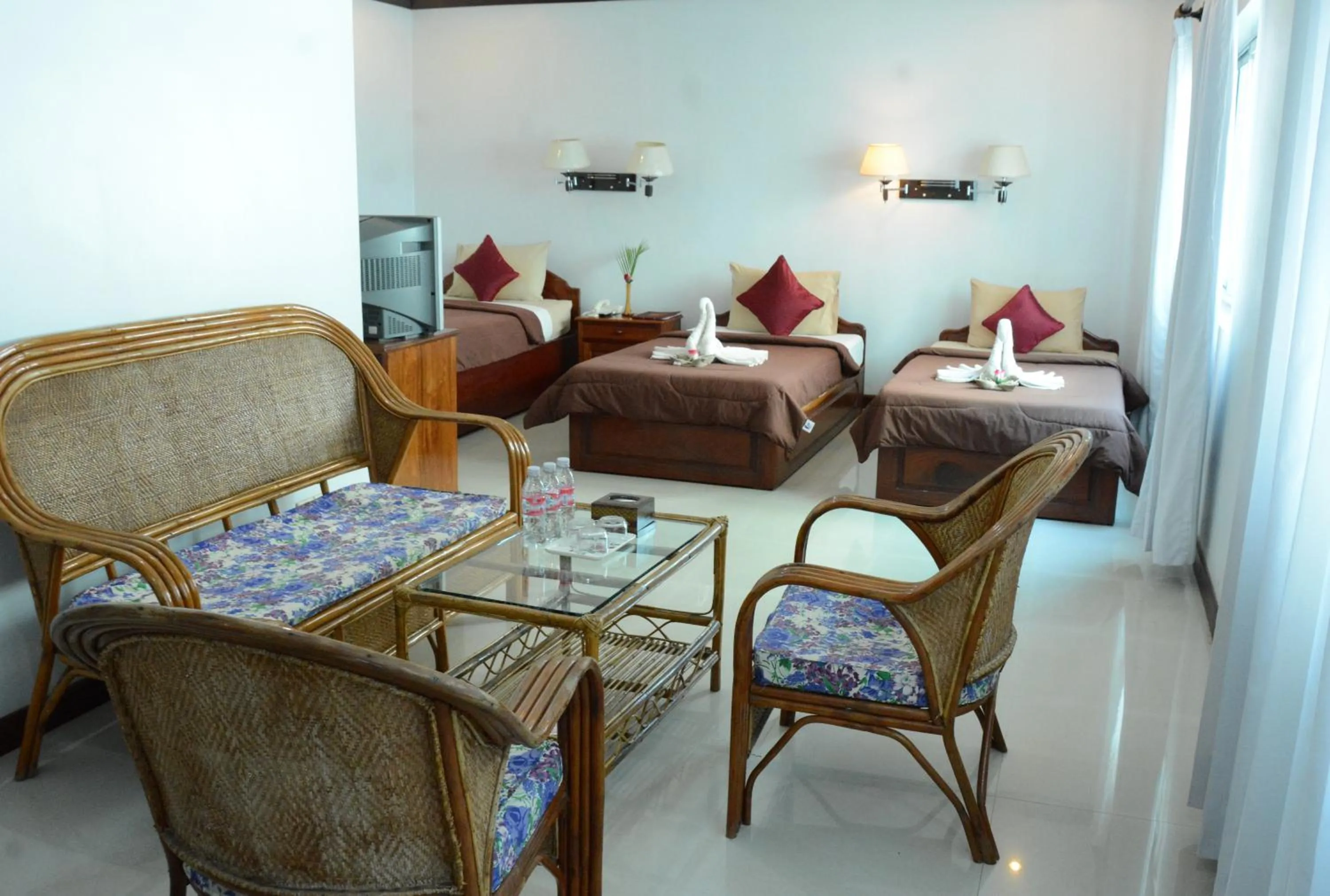 View (from property/room), Bed in Mom's Guesthouse