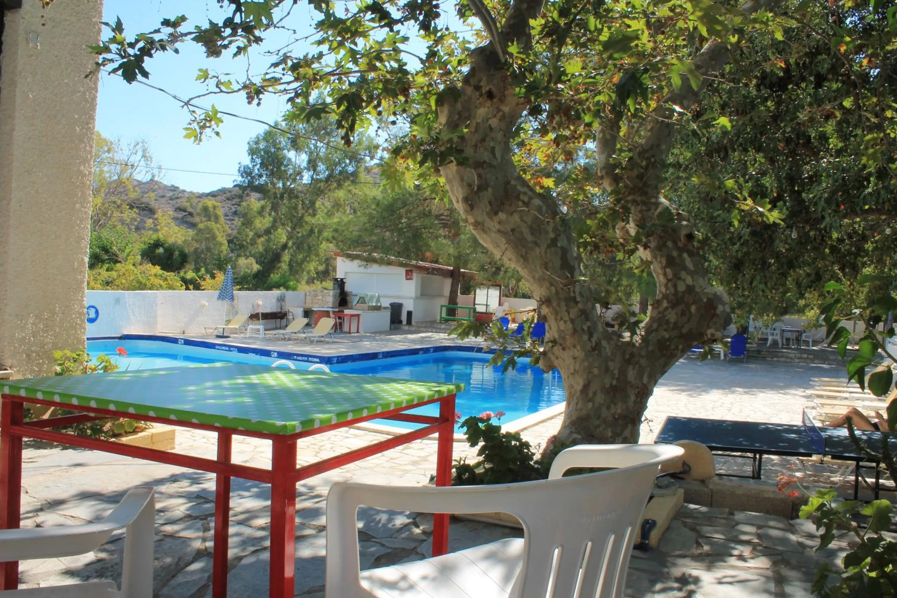 Patio in Esperides Hotel