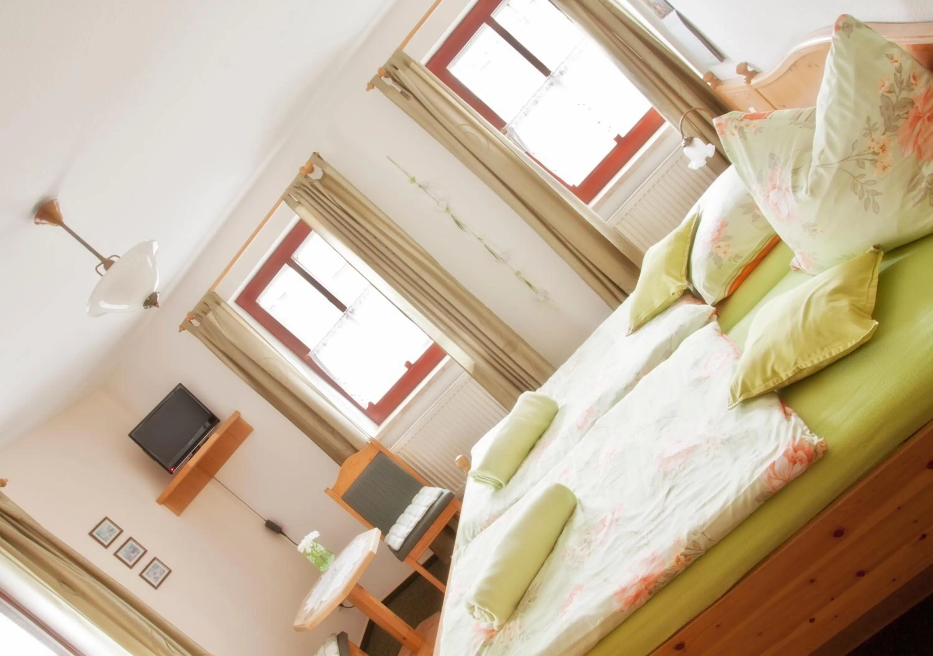 Bedroom in Frühstücks Pension Zum Postillion