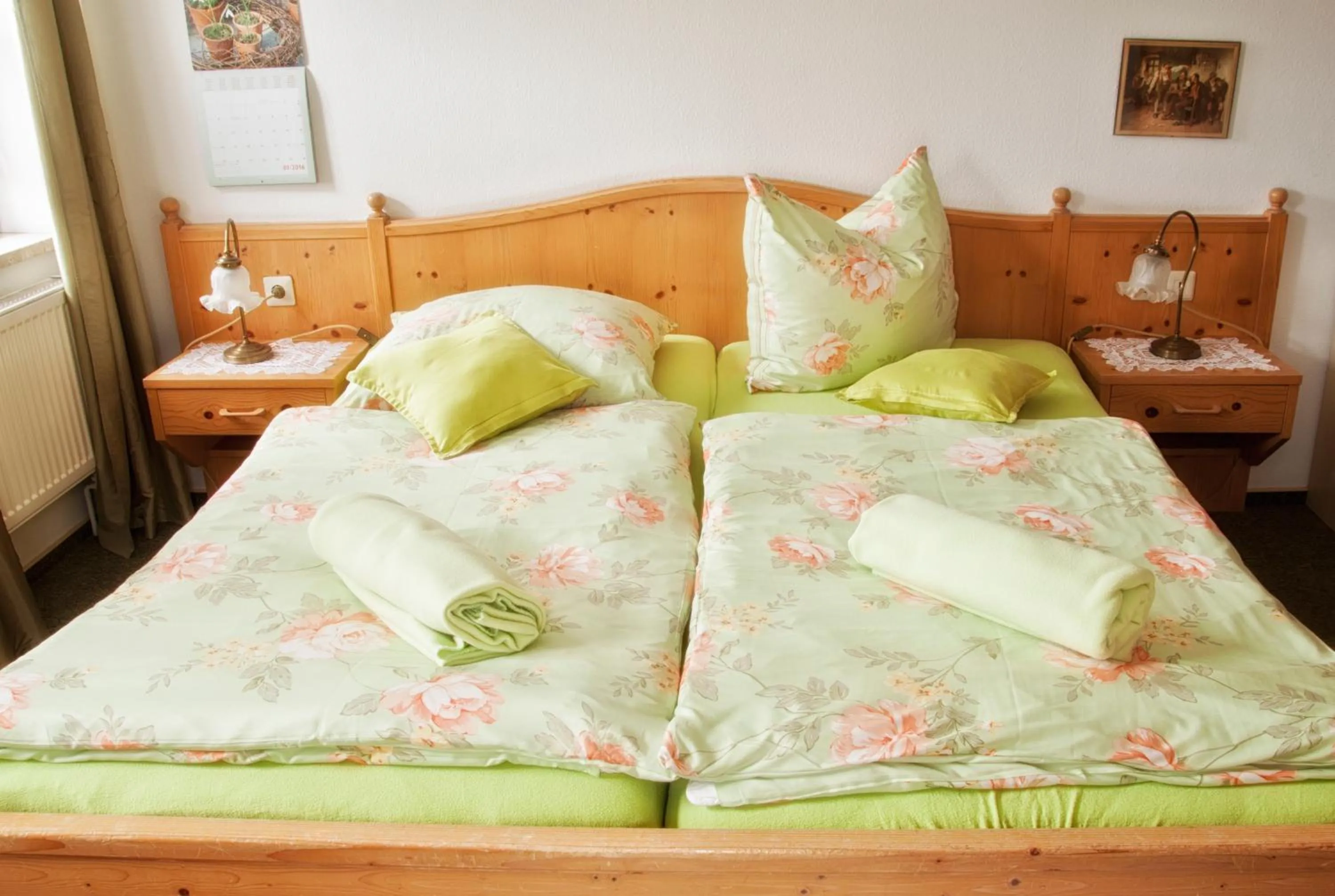 Bedroom in Frühstücks Pension Zum Postillion