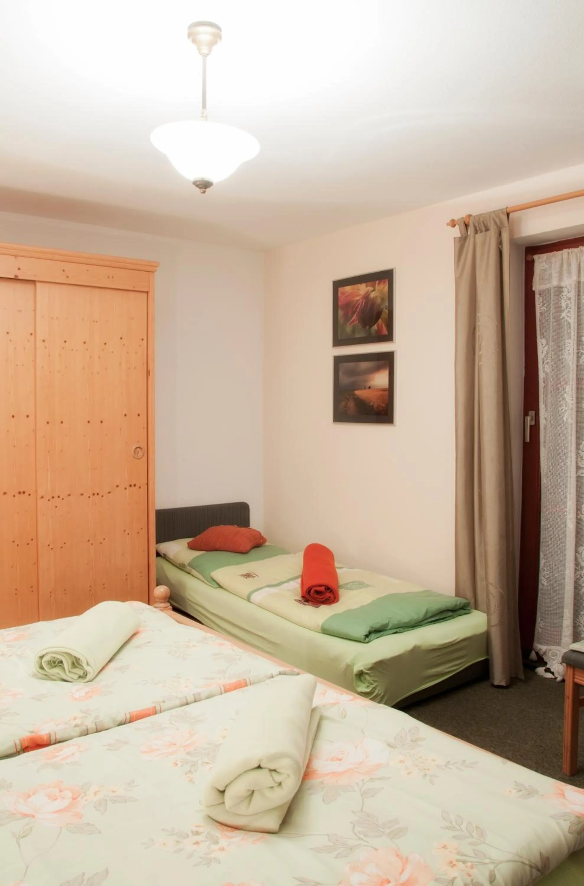 Bed in Frühstücks Pension Zum Postillion