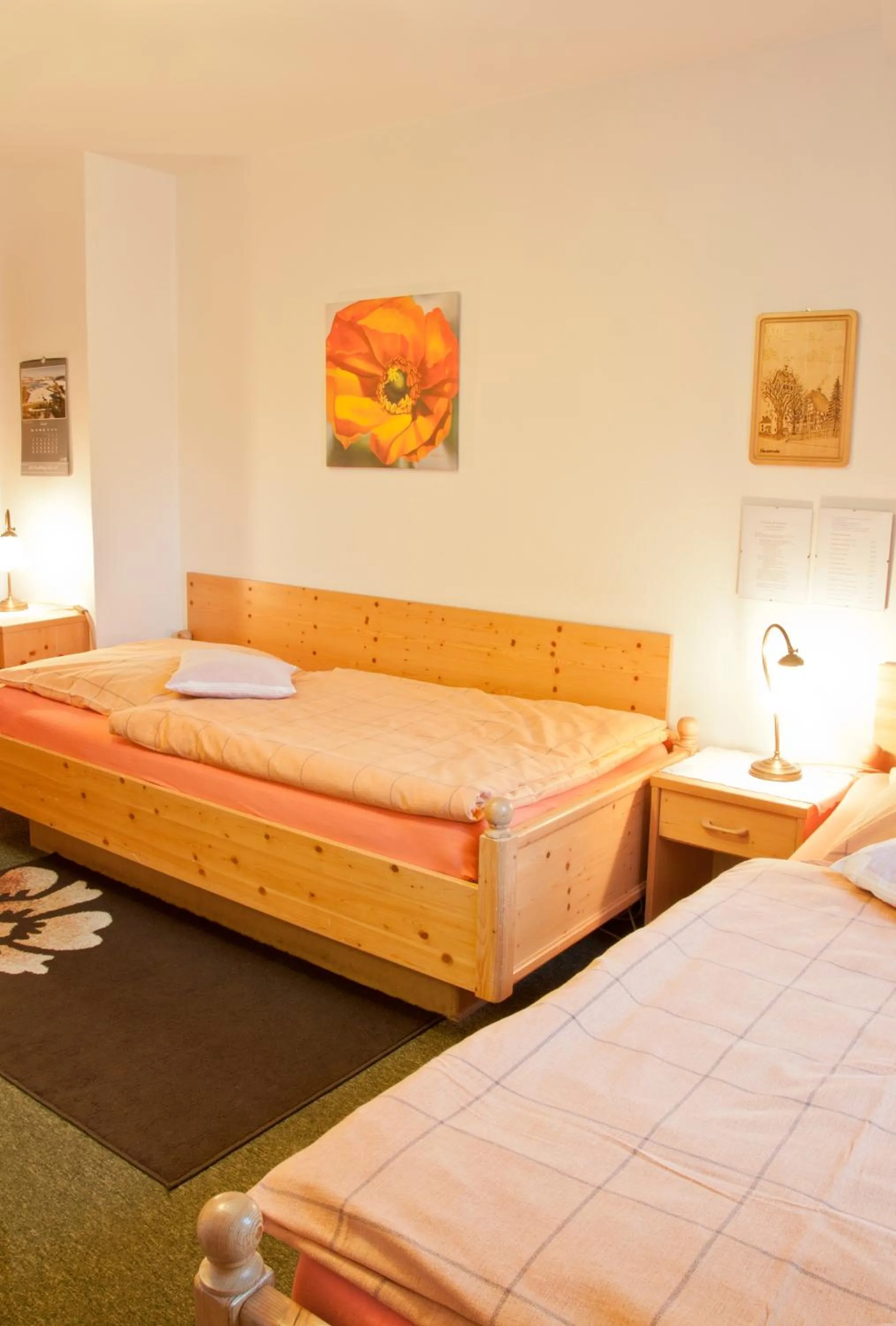 Bedroom in Frühstücks Pension Zum Postillion