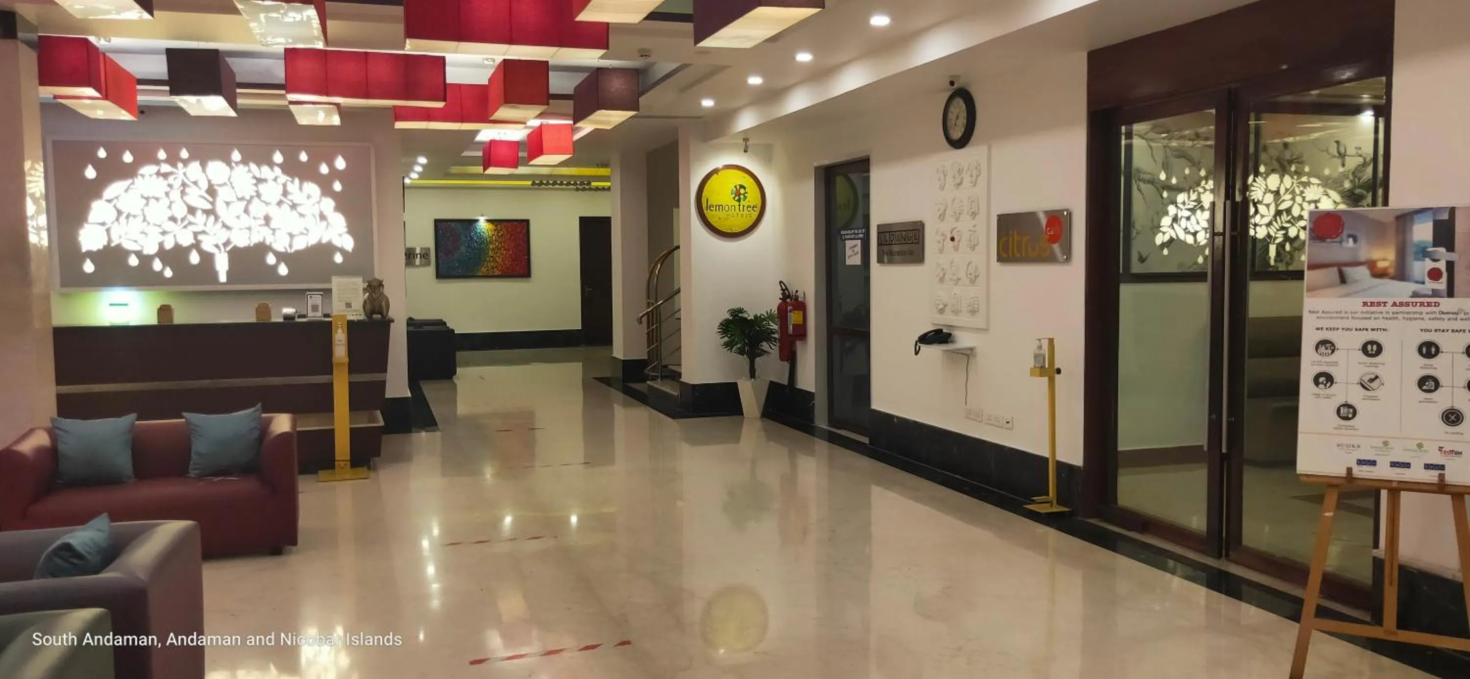 Lobby or reception in Lemon Tree Hotel, Port Blair Near to Airport