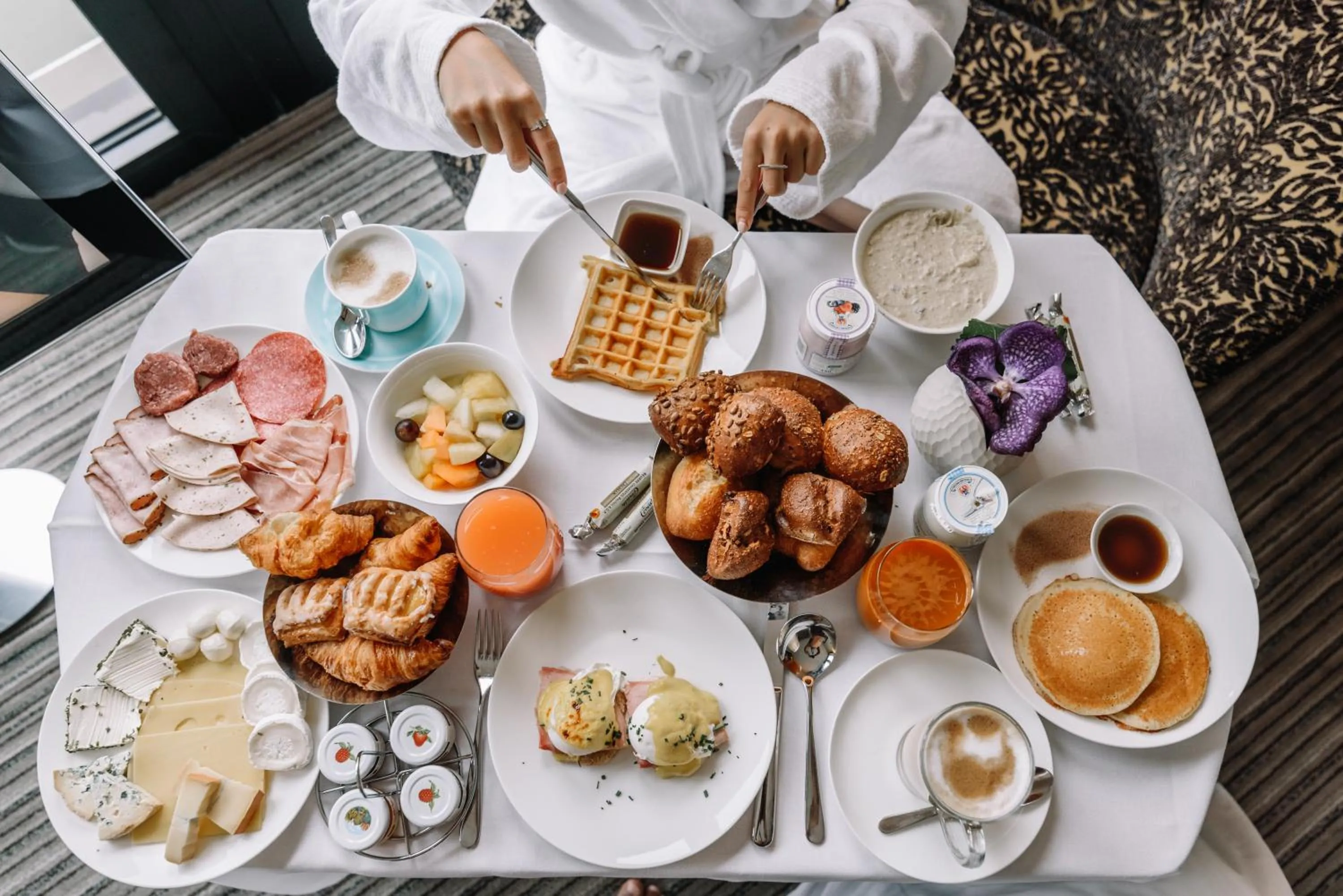 Breakfast in Hyatt Regency Dusseldorf