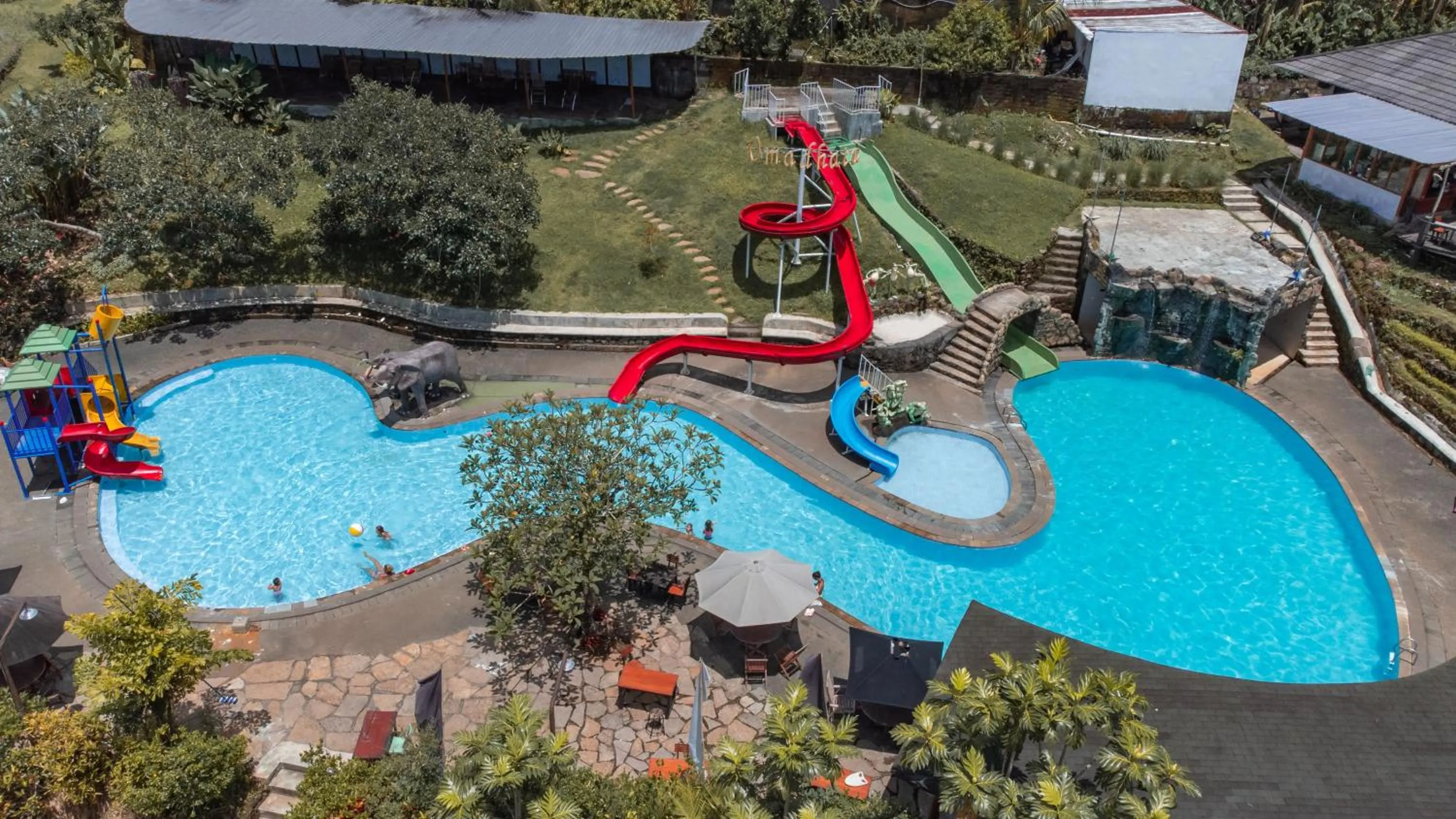 Aqua park in Umadhatu Resort by Amerta