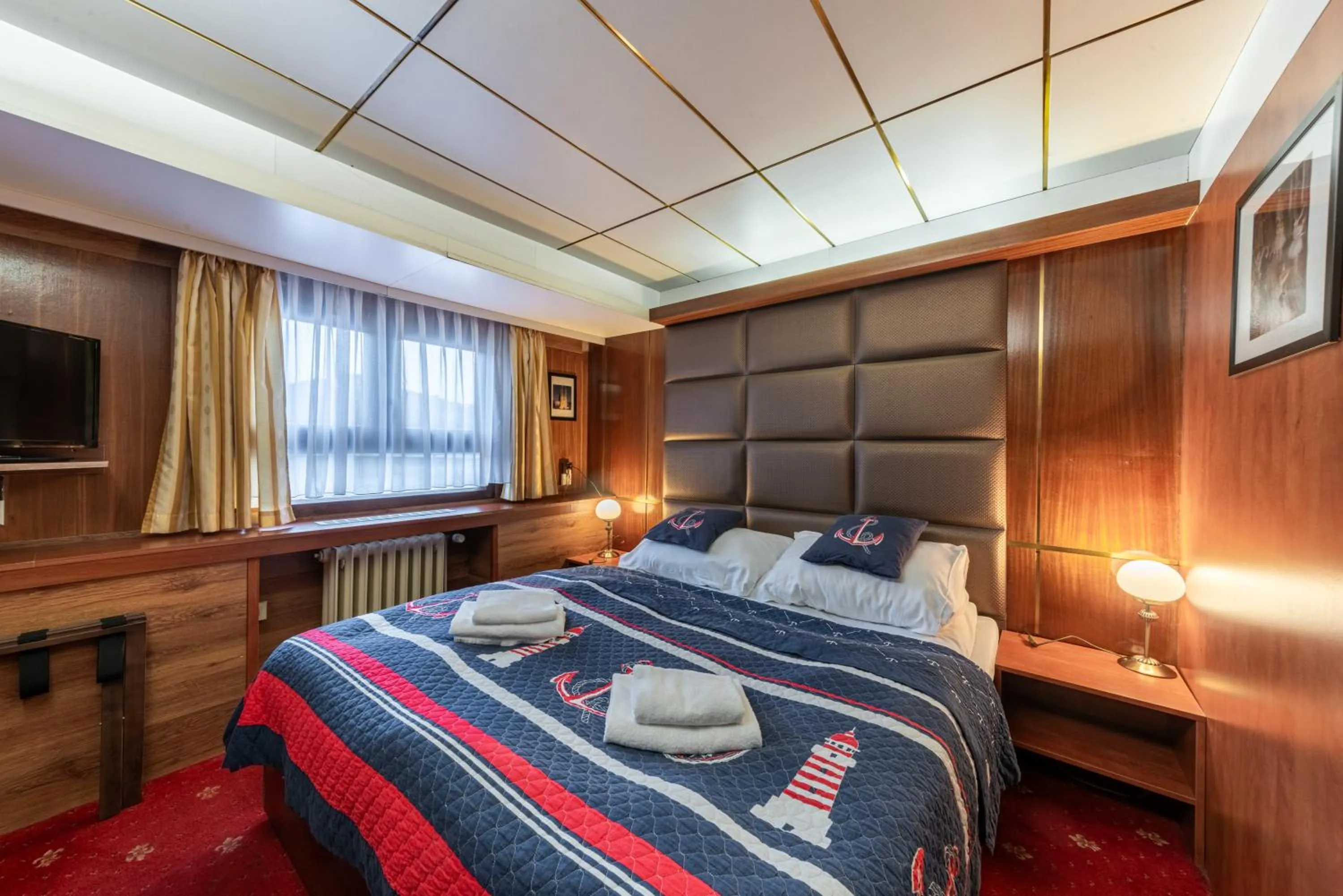 Bedroom in Botel Albatros