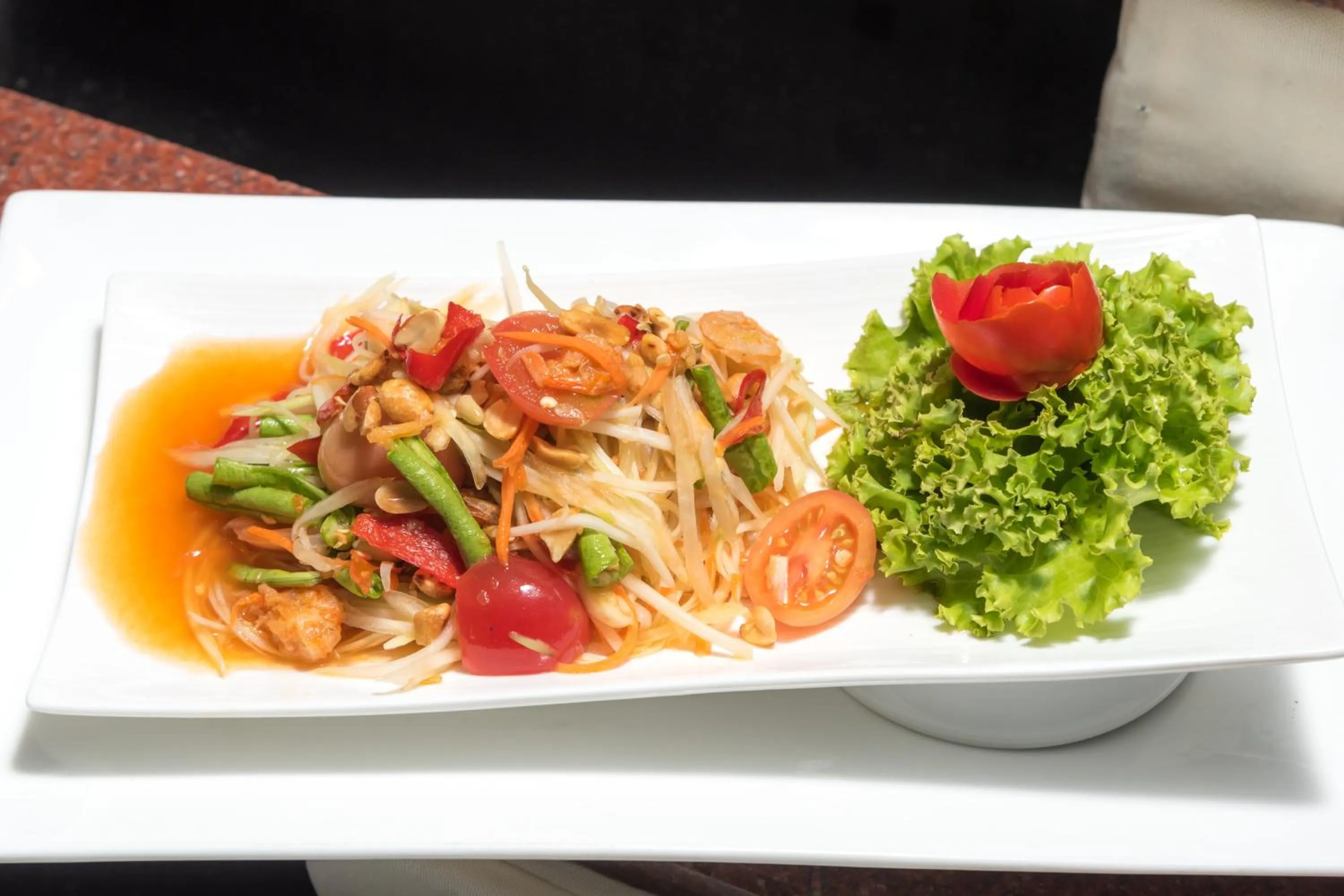 Food close-up in The Maruay Garden Hotel