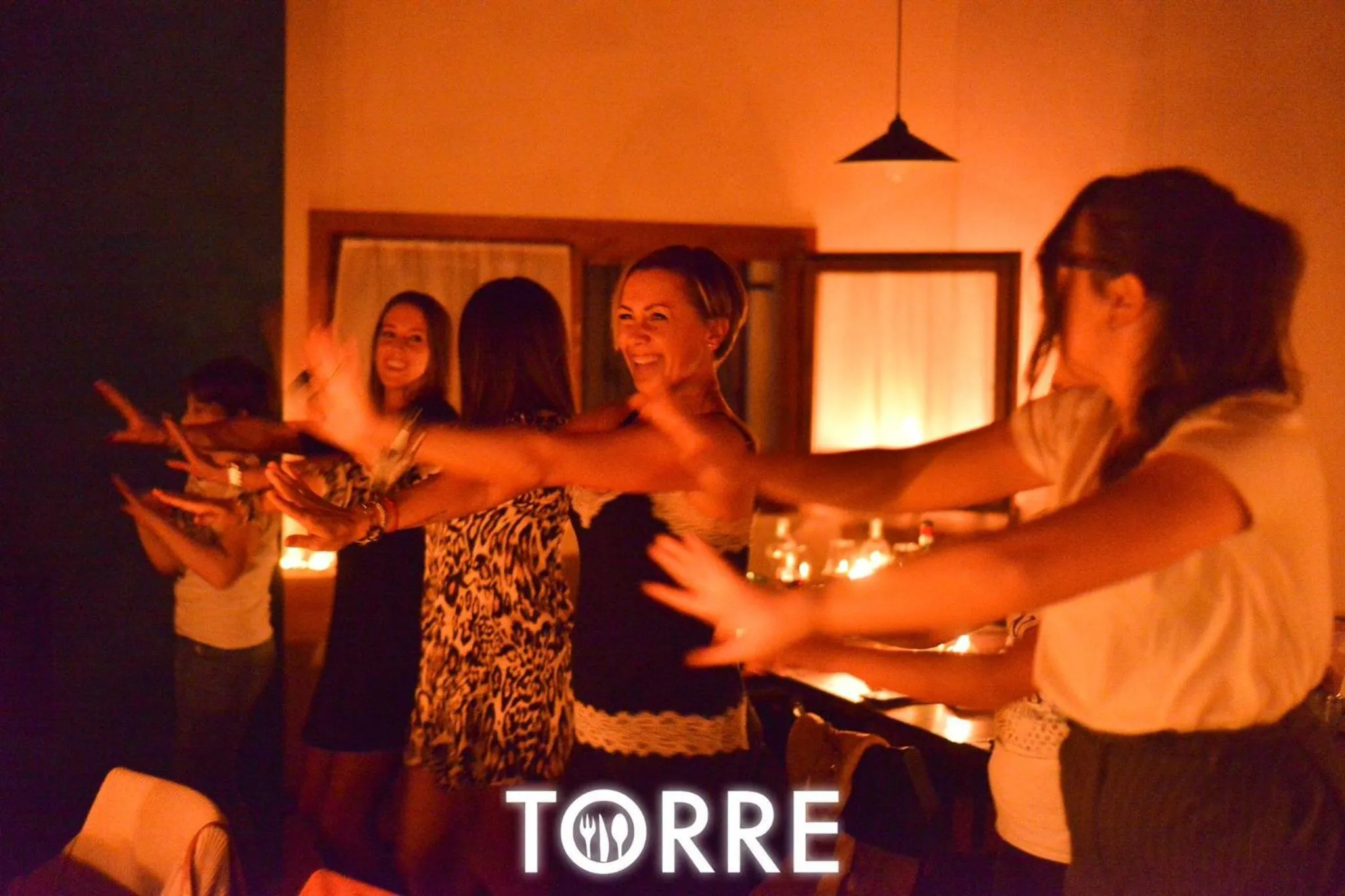 group of guests in Albergo Torre