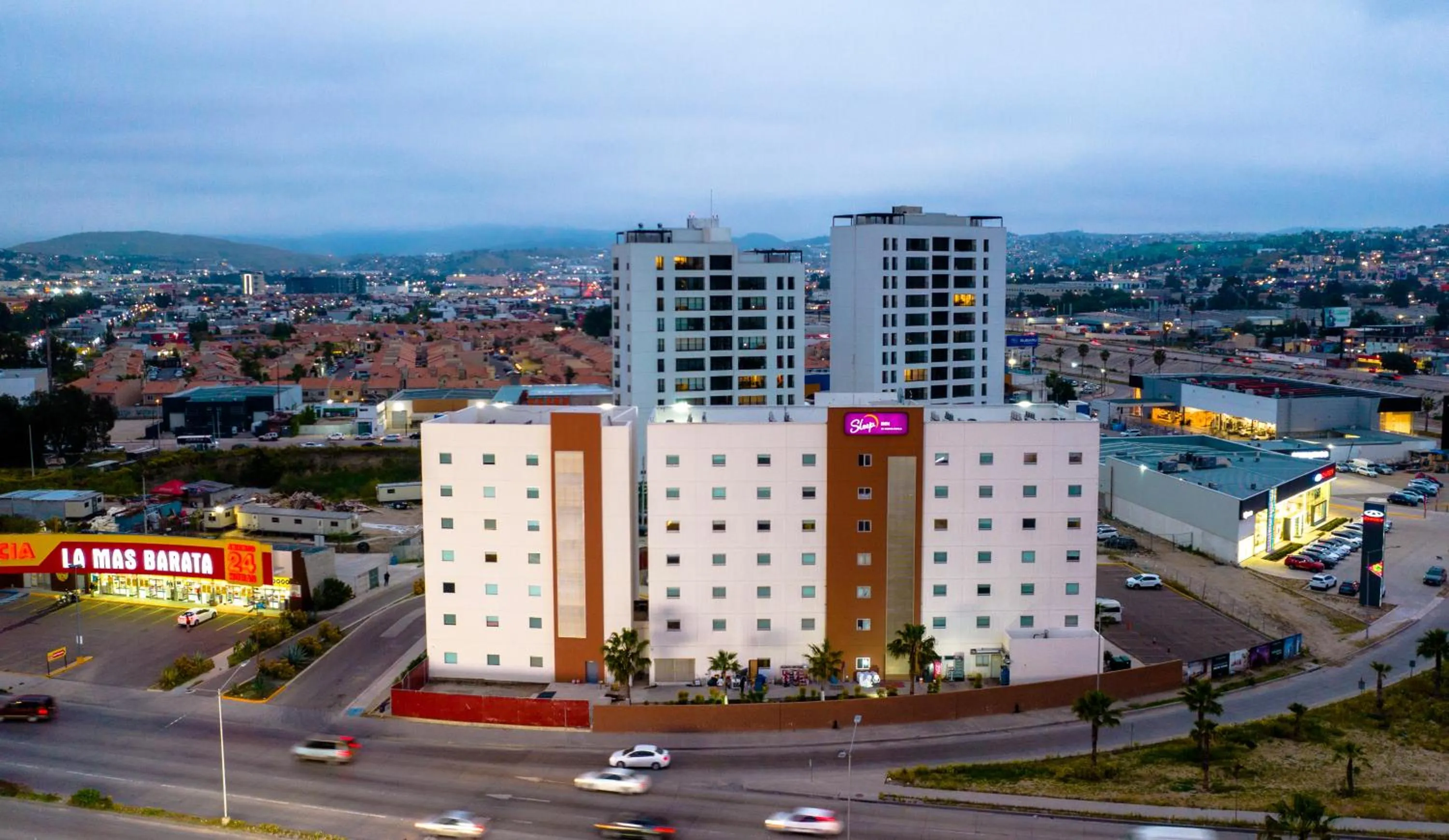 Bird's eye view in Sleep Inn Tijuana