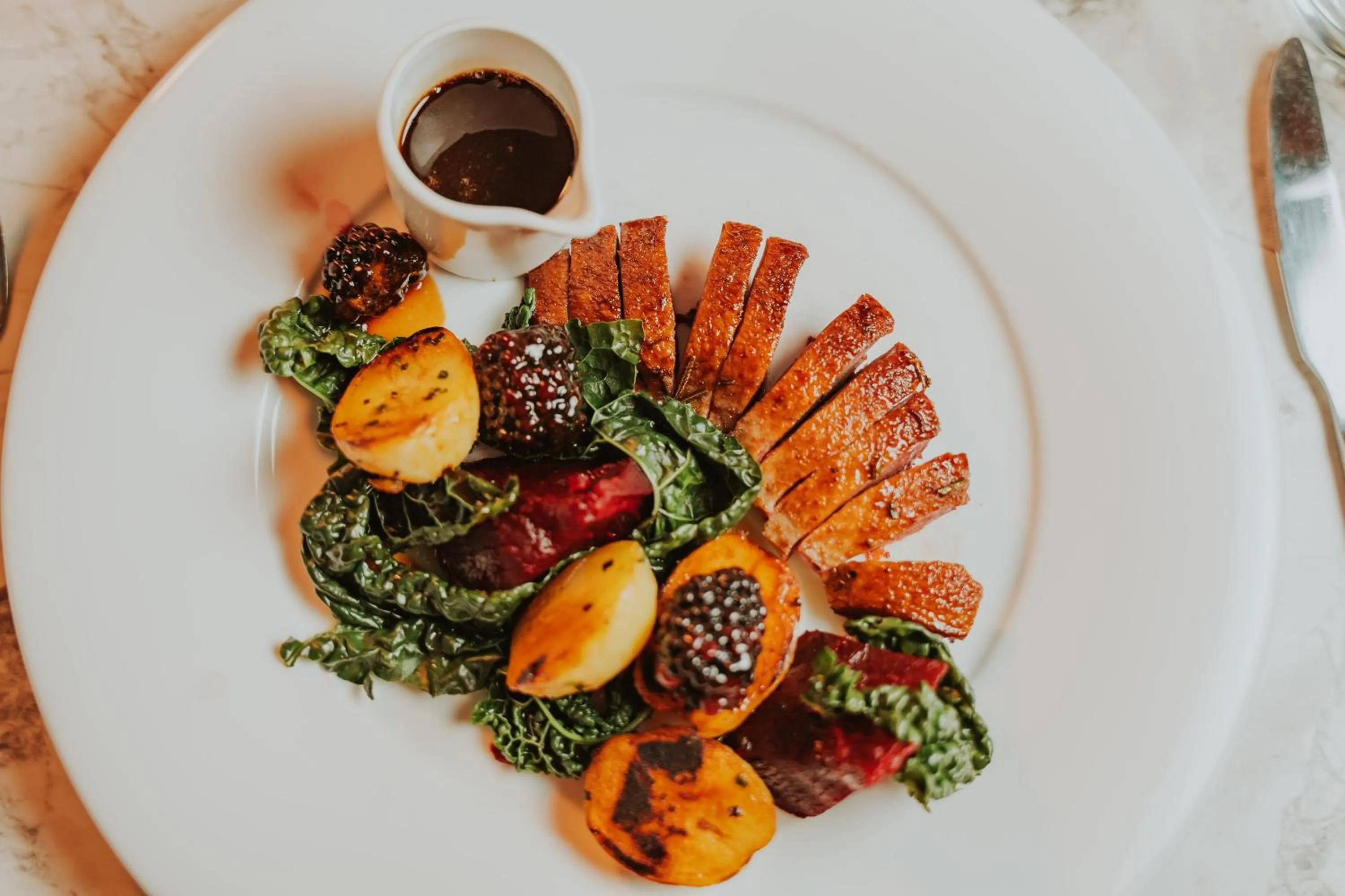 Food and drinks in B&B Downham Hall