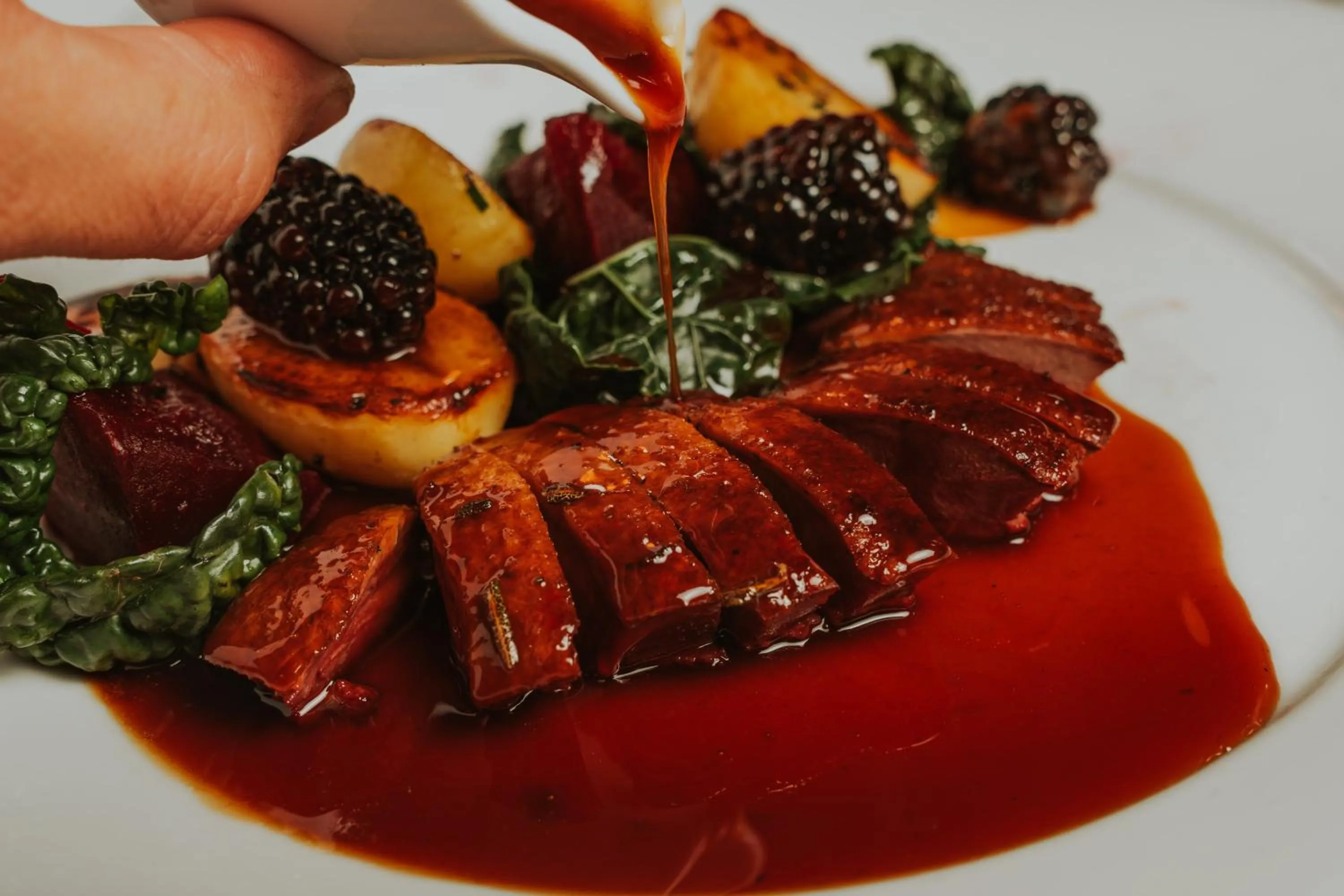 Food and drinks in B&B Downham Hall