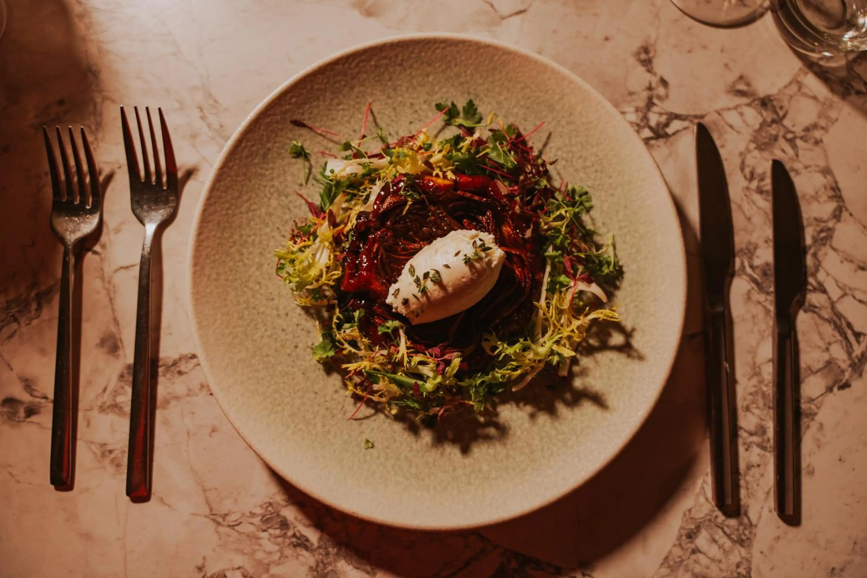 Food and drinks in B&B Downham Hall