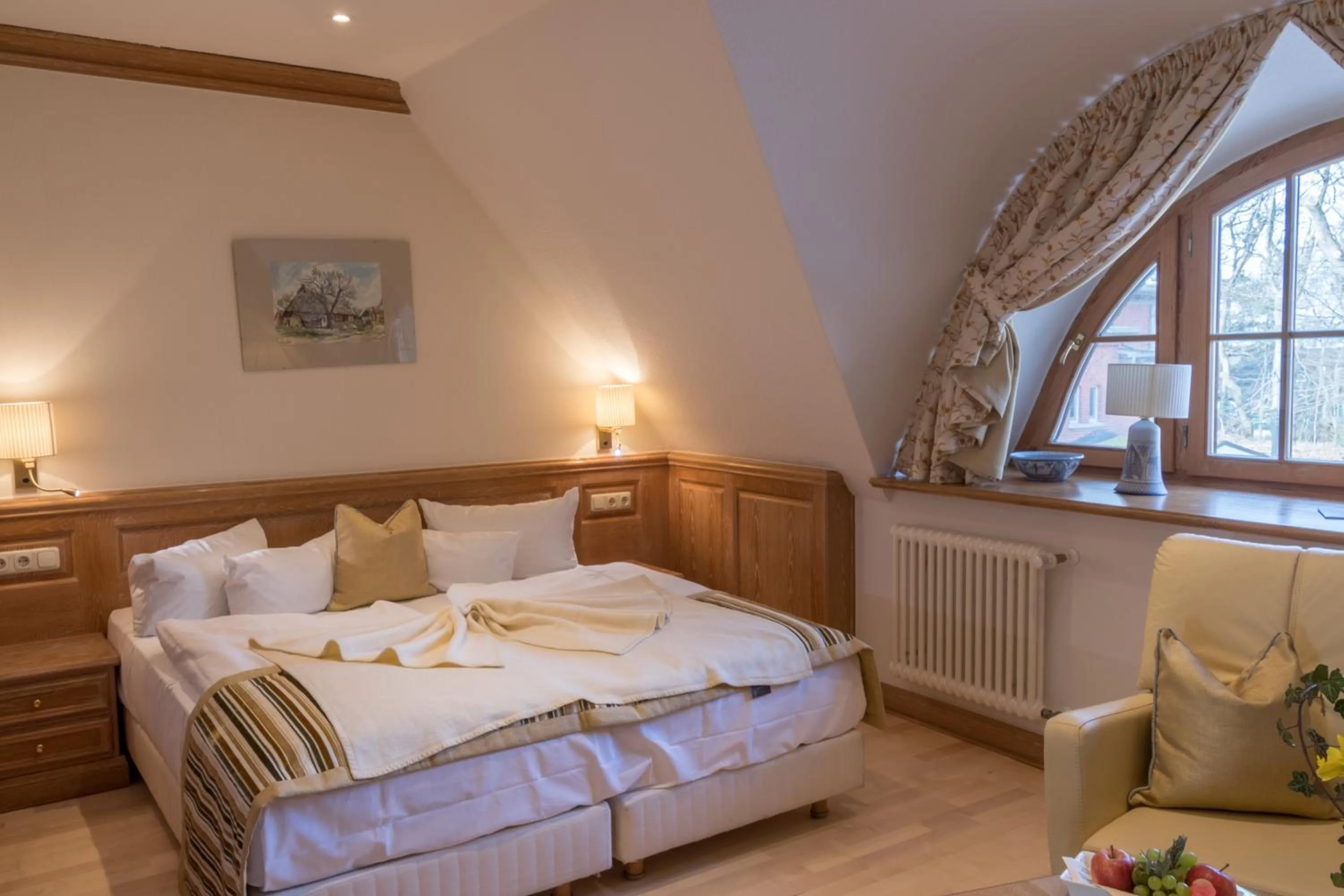 Bedroom, Bed in Romantik Hotel Fischerwiege