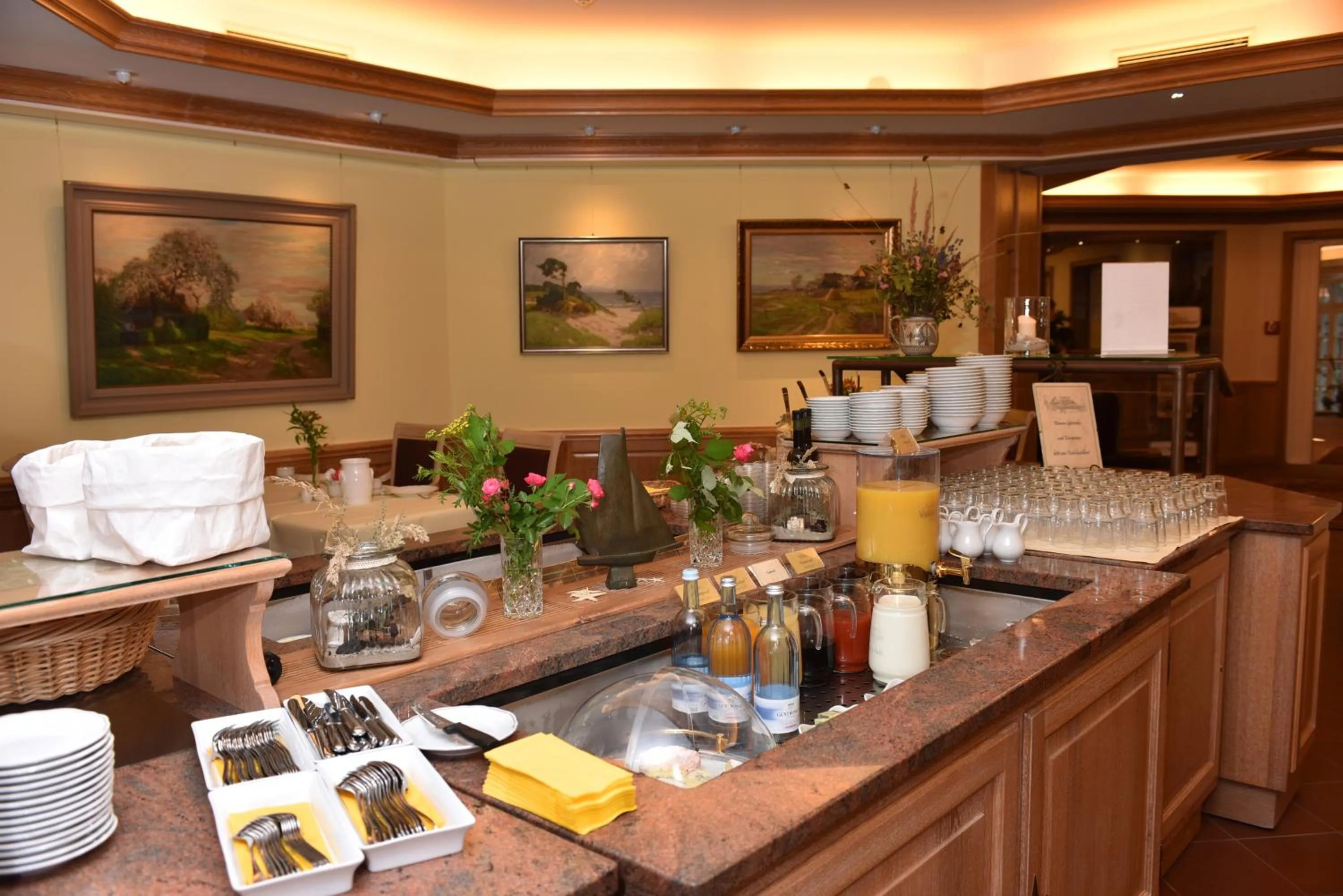 Buffet breakfast in Romantik Hotel Fischerwiege