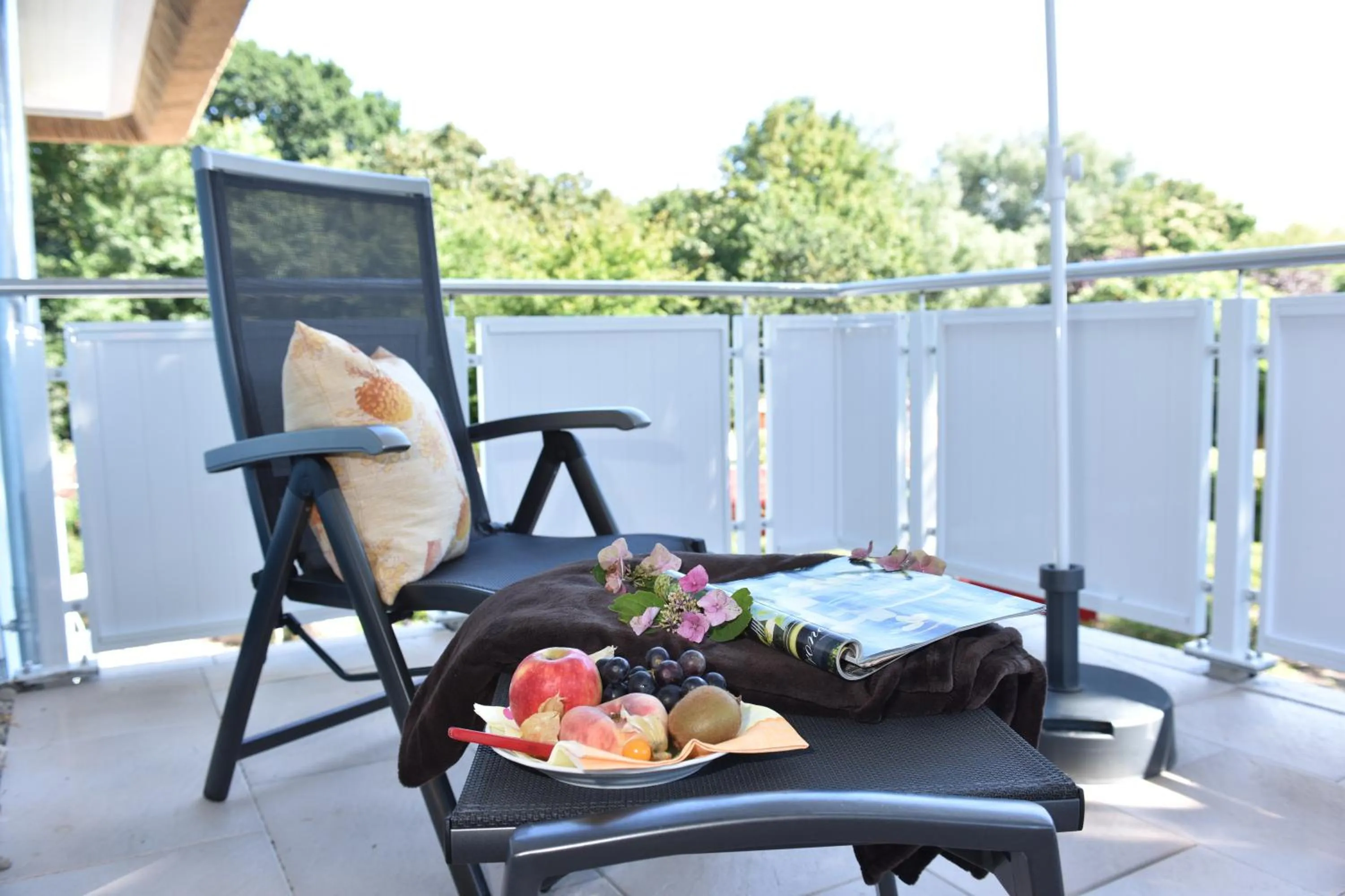 Balcony/Terrace in Romantik Hotel Fischerwiege