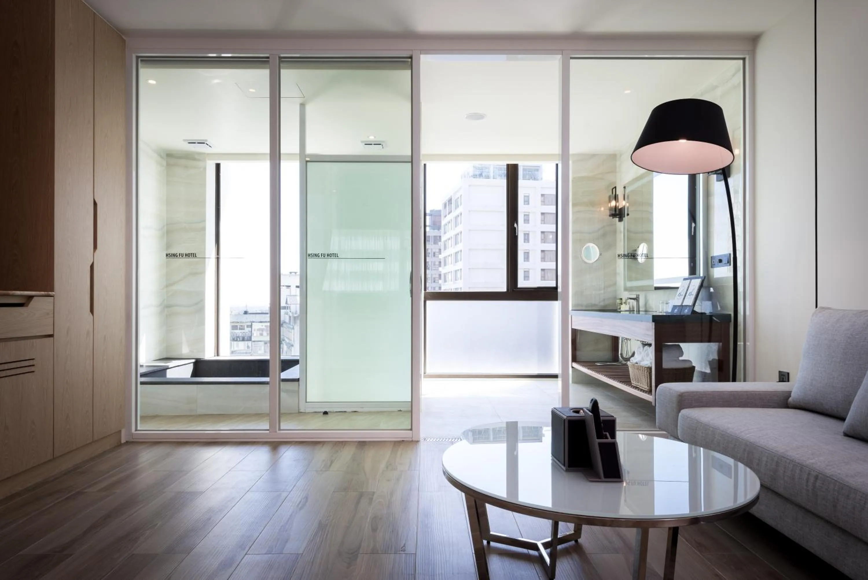 Living room in Hsing Fu Hot Spring Hotel