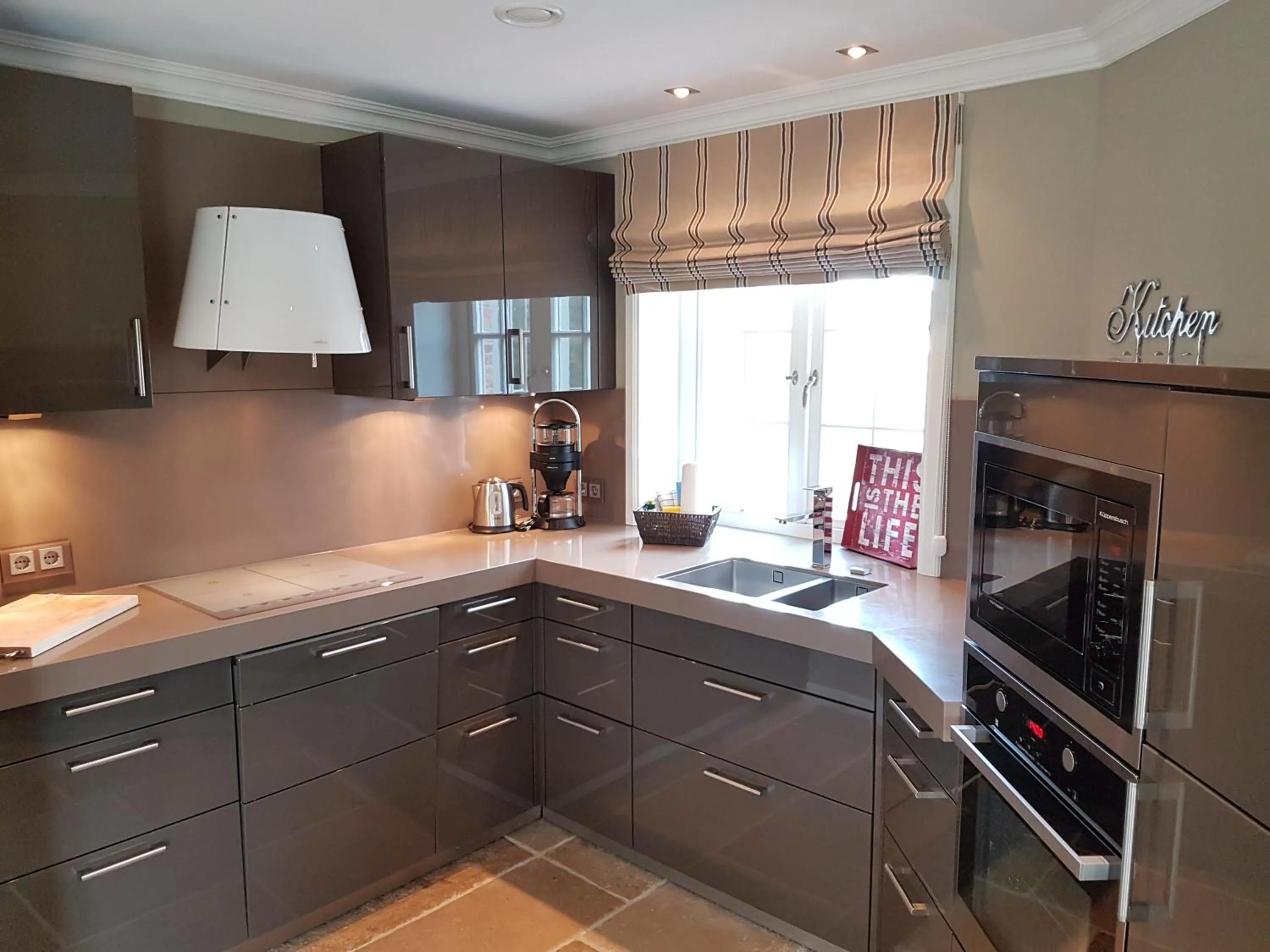 Kitchen or kitchenette in Hotel Duene